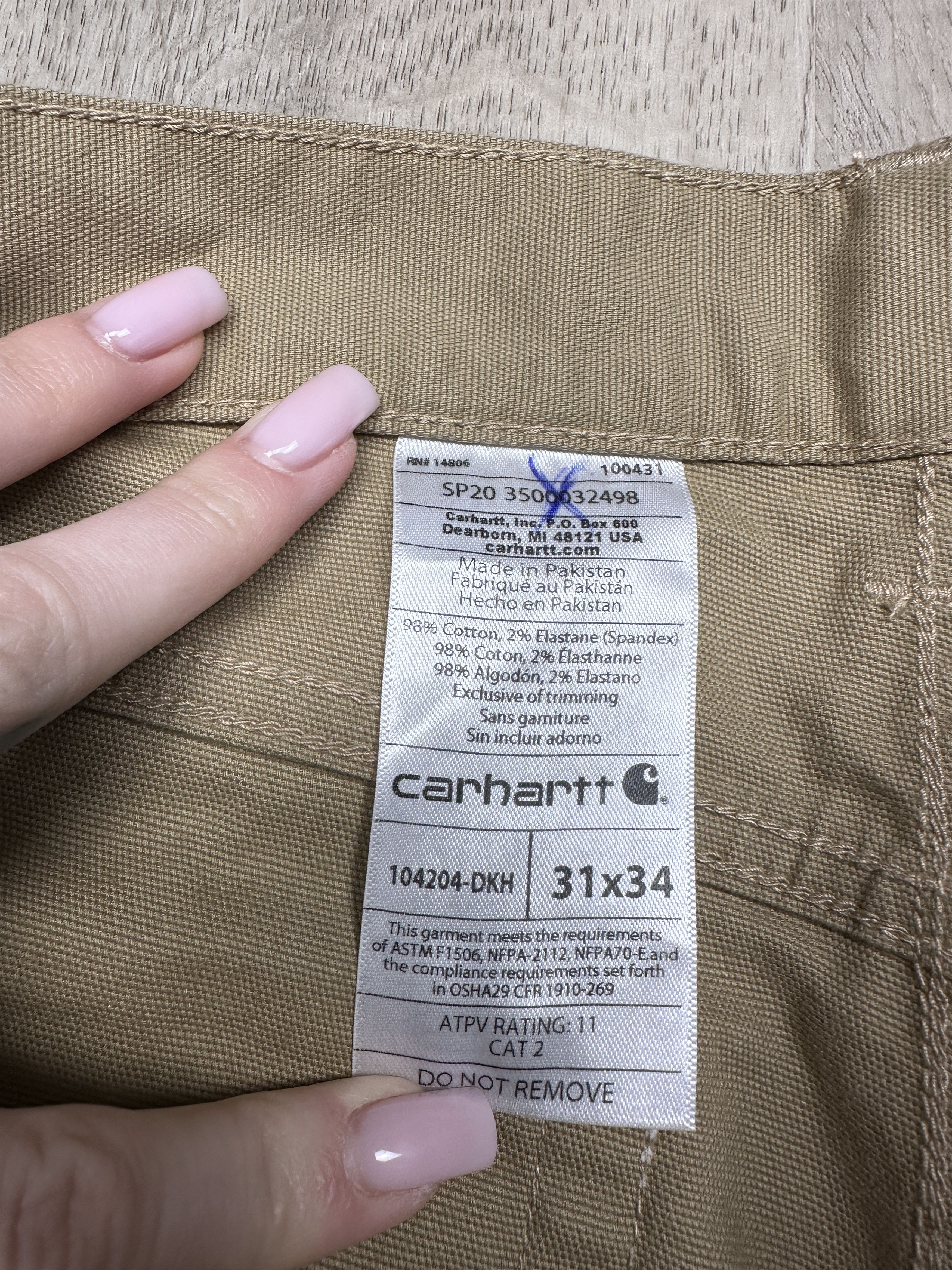 Carhartt NEW!! Carhartt FR Vintage Mens Cargo Pants Carpenter Size US 31 - 12 Thumbnail