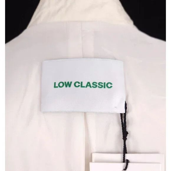 LOW CLASSIC LOW CLASSIC Cotton Blazer Size S Womens Ivory Jacket $450 Size S / US 4 / IT 40 - 11 Thumbnail