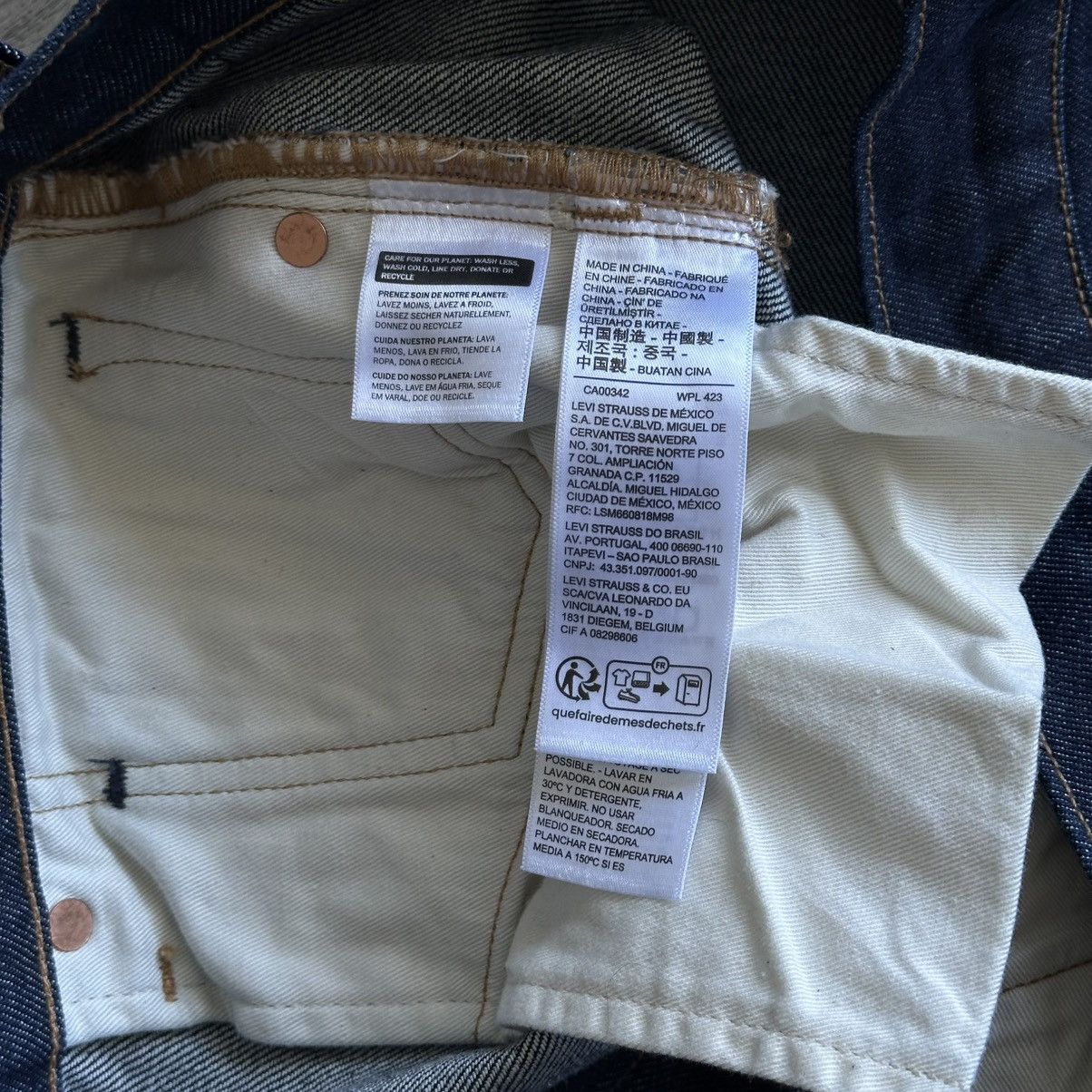 Levi's Levi’s Premium Japanese Selvedge Denim High-Rise Slim Jeans Size US 34 / EU 50 - 6 Thumbnail