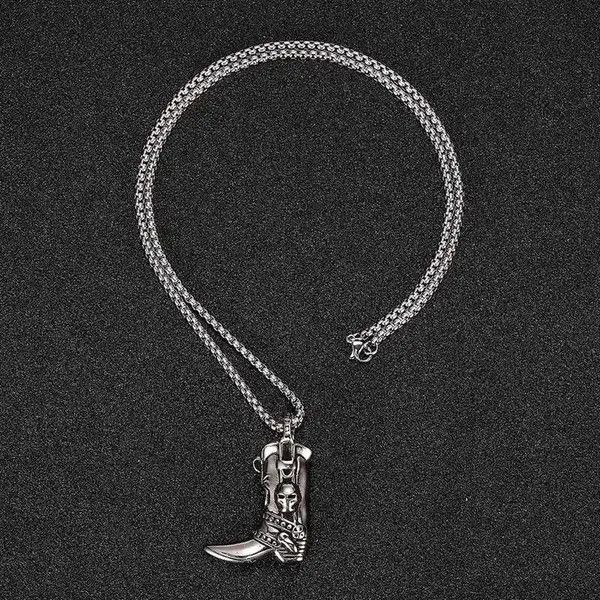 Jewelry Kawakami x Aika Cowboy Boots Skull Pendants Necklaces Size ONE SIZE - 8 Thumbnail