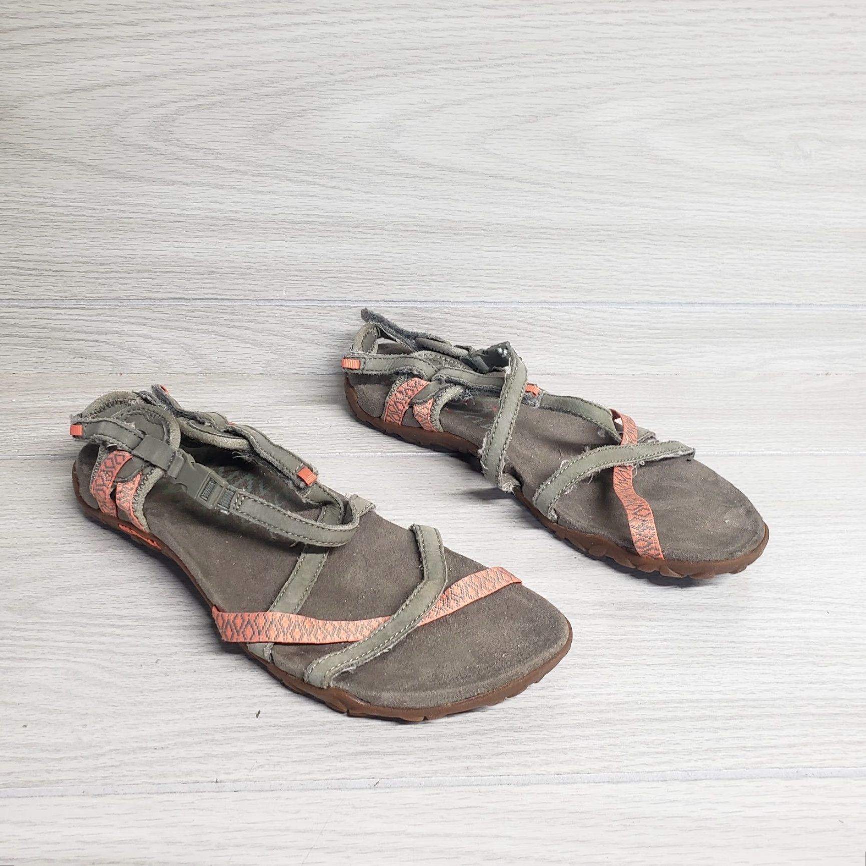 Merrell Merrell Sport Sandals Women Leather Adjustable Strap Breathable Cushioned Outdoor Blue 39 UK 6 US 8 Shoes Size US 6 / IT 36 - 2 Thumbnail