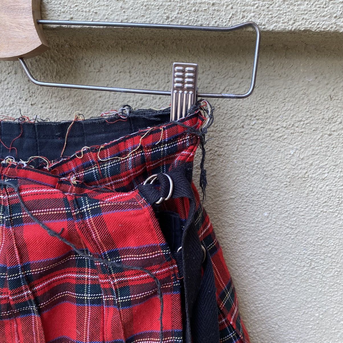 Japanese Brand h.NAOTO wrap tartan skirt Size 28" / US 6 / IT 42 - 3 Thumbnail