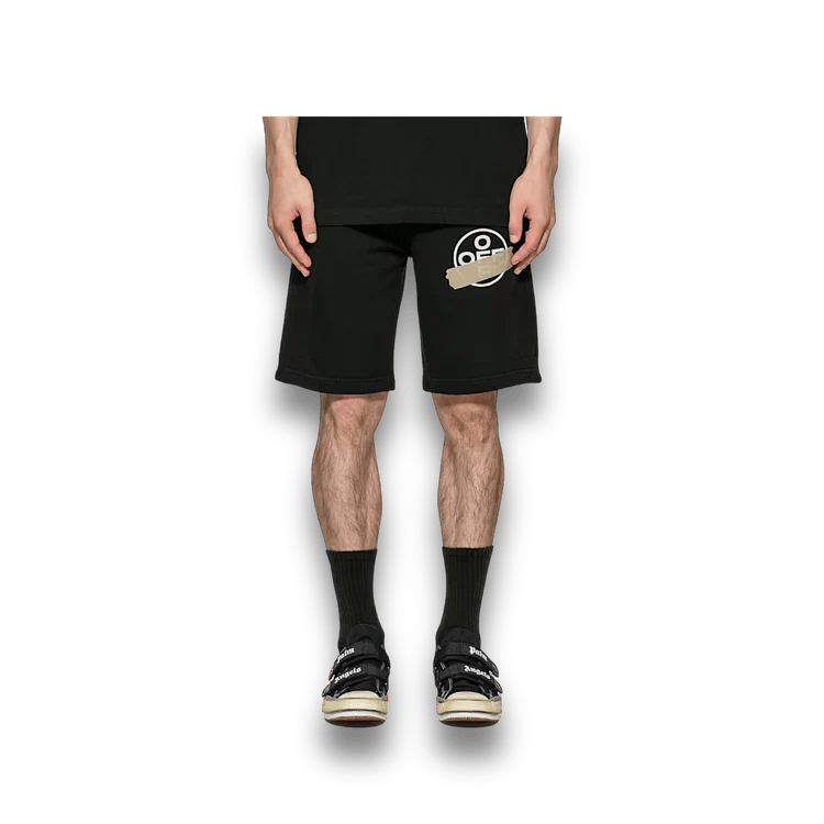 Off-White o1rshd1 Tape Arrows Sweatshorts in Black Size US 36 / EU 52 - 4 Thumbnail