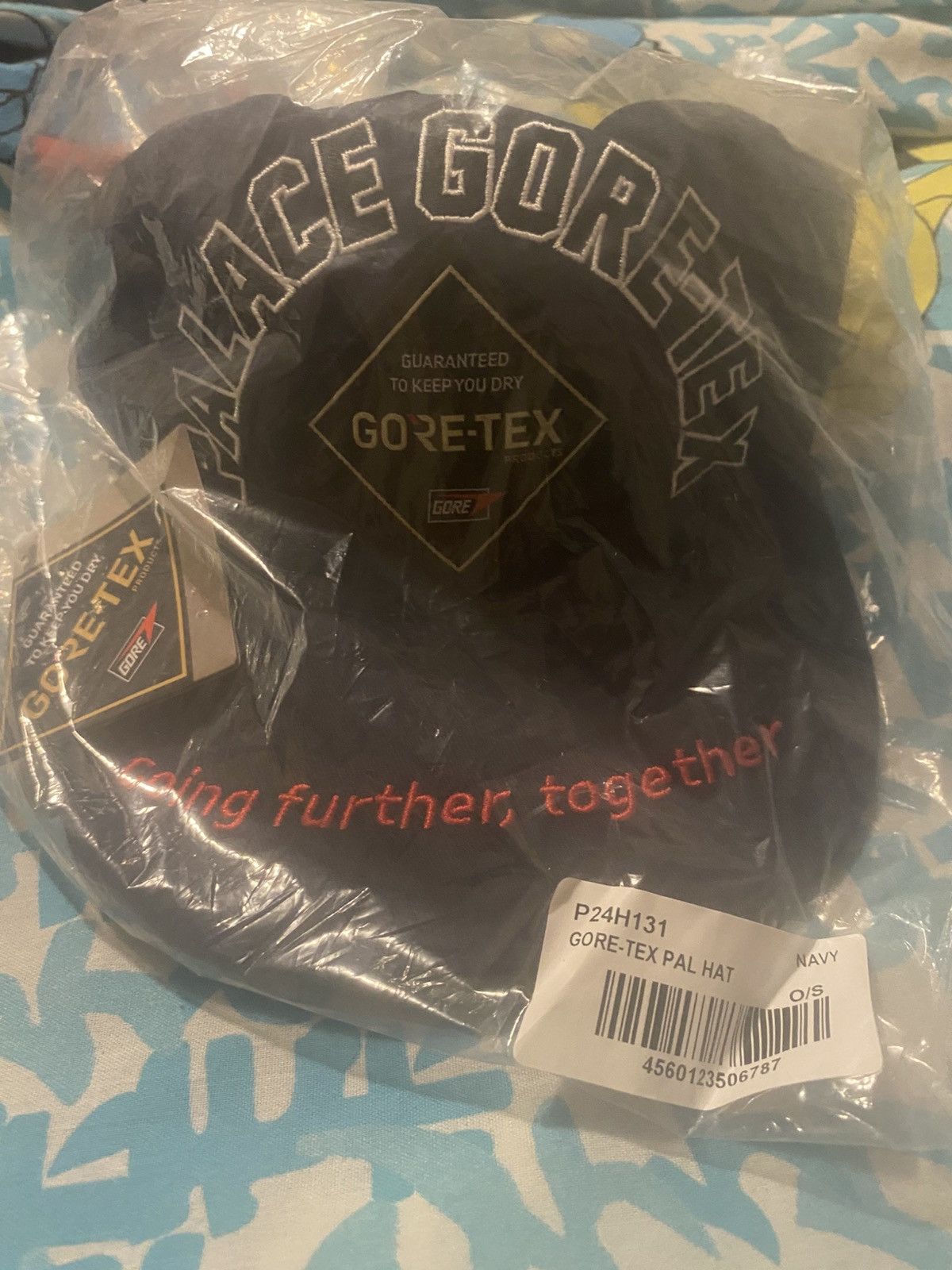 Goretex × Palace Palace Gore-Tex Pal Hat FW23 Navy Blue Size ONE SIZE - 4 Thumbnail