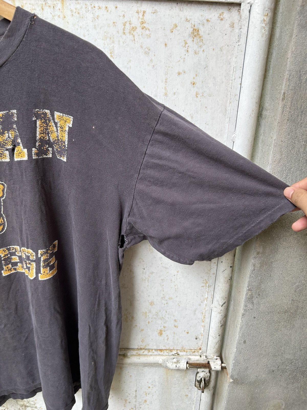 Vintage Trashed Distressed Faded Erd grunge Adrian College Size US M / EU 48-50 / 2 - 6 Thumbnail