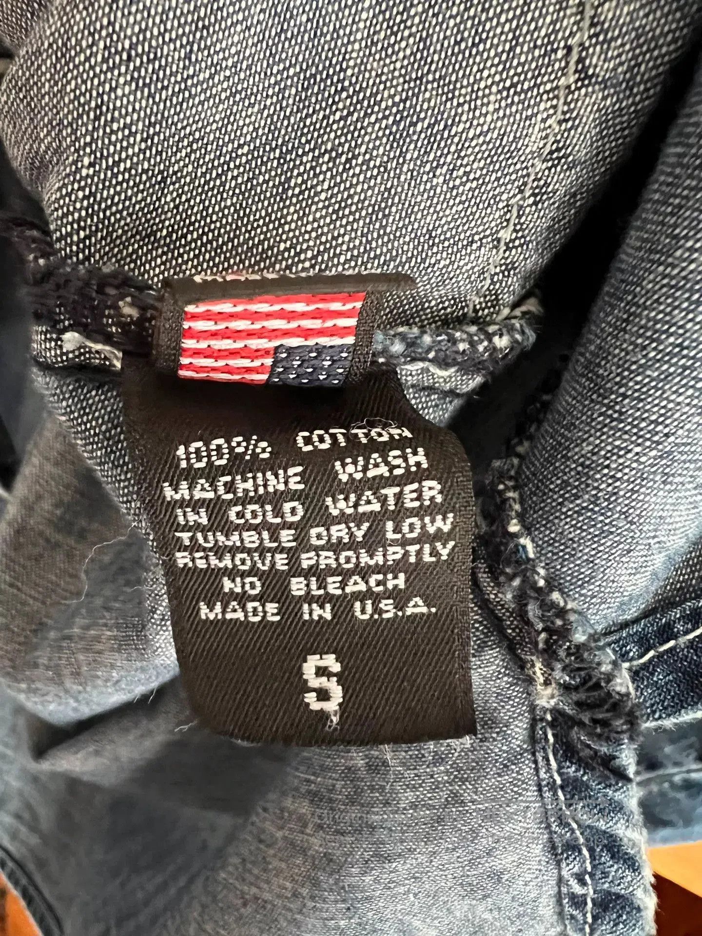 RRL Ralph Lauren Vintage Denim Patchwork Shirt. Size US S / EU 44-46 / 1 - 5 Thumbnail