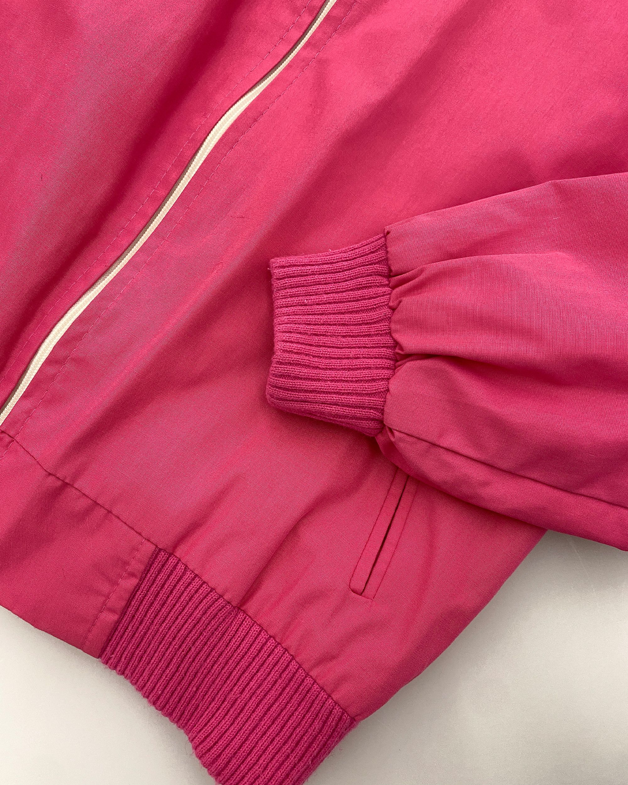 Vintage 1980s Light Bomber Jacket Size M / US 6-8 / IT 42-44 - 3 Thumbnail