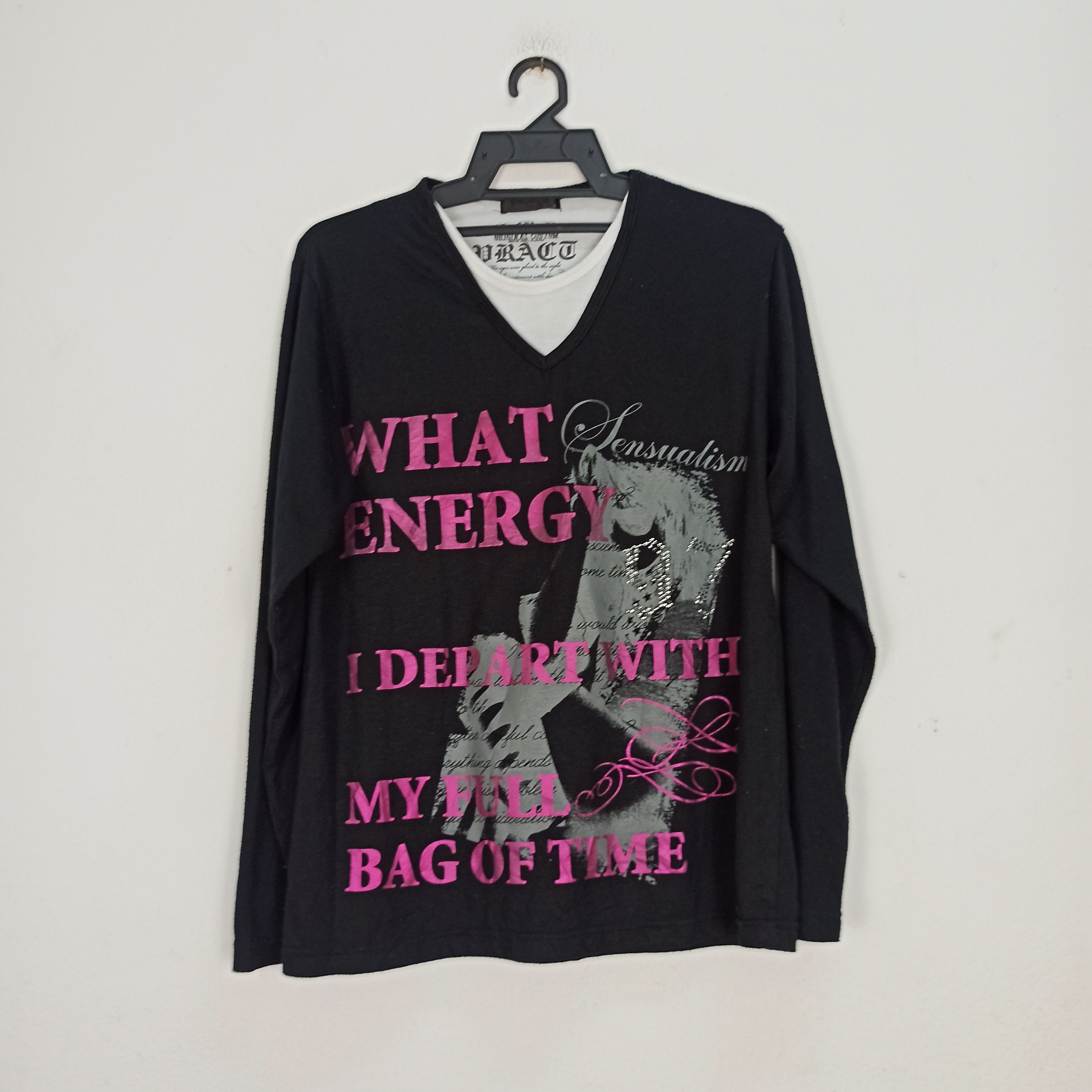 Hysteric Glamour Japanese Brand Style Poem|LGB|HG|Ifsixwasnine Long Sleeve T Size M / US 6-8 / IT 42-44 - 1 Thumbnail