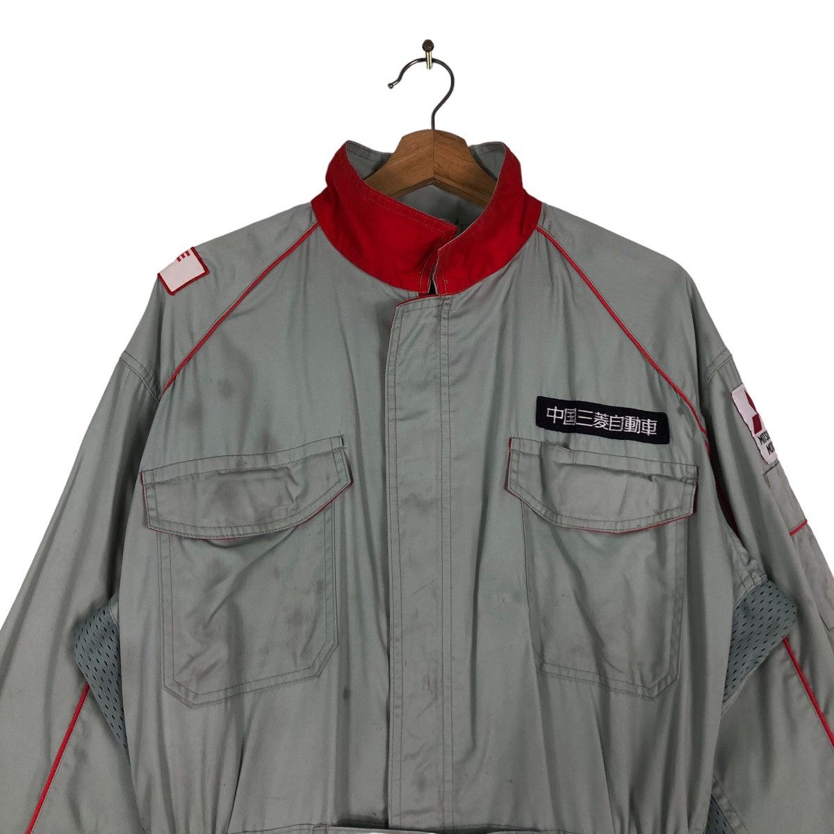 Japanese Brand 🔥90’s Vintage Coverall Racing Wear Mitsubishi Motors Size US 32 / EU 48 - 3 Thumbnail