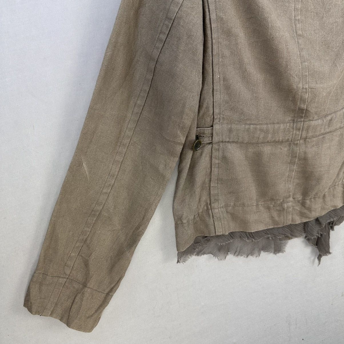 Pas de Calais Pas de Calais 100% Linen Asymmetric Japanese Designer Size S / US 4 / IT 40 - 6 Thumbnail