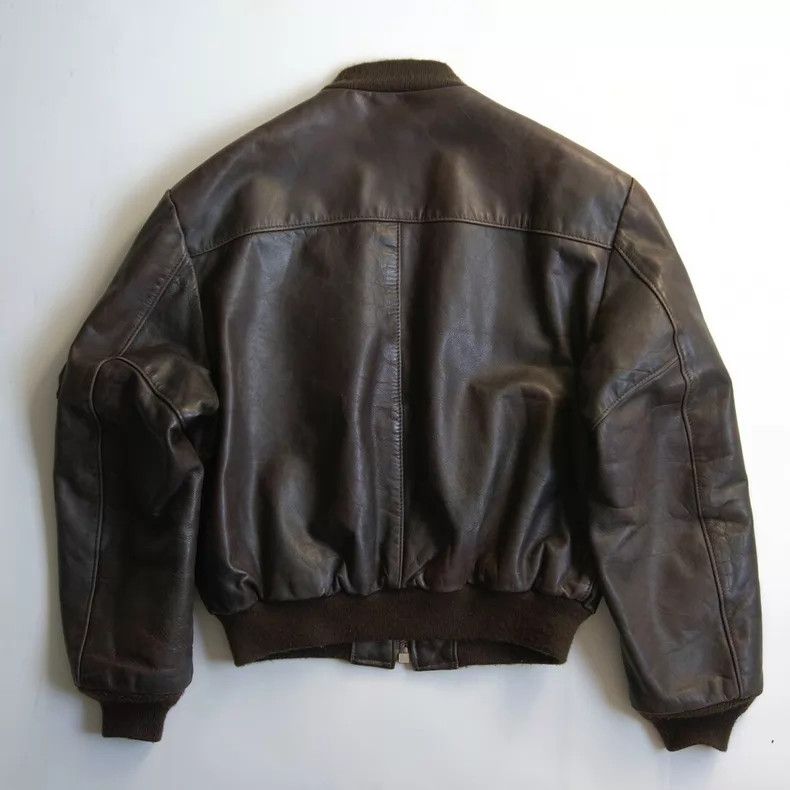 Other Schott MA-1 leather flight jacket Size US L / EU 52-54 / 3 - 2 Thumbnail