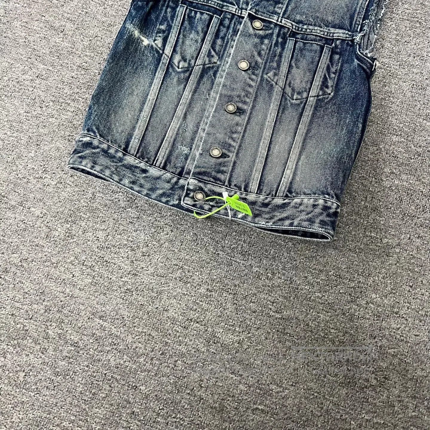 Saint Laurent Paris Saint Laurent SLP Denim Vest XS. Size XS / US 0-2 / IT 36-38 - 4 Thumbnail