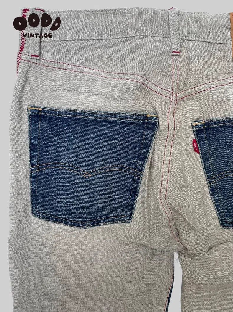 Junya Watanabe Junya Watanabe size XS Double-Sided Patchwork Jeans Size US 27 - 6 Thumbnail