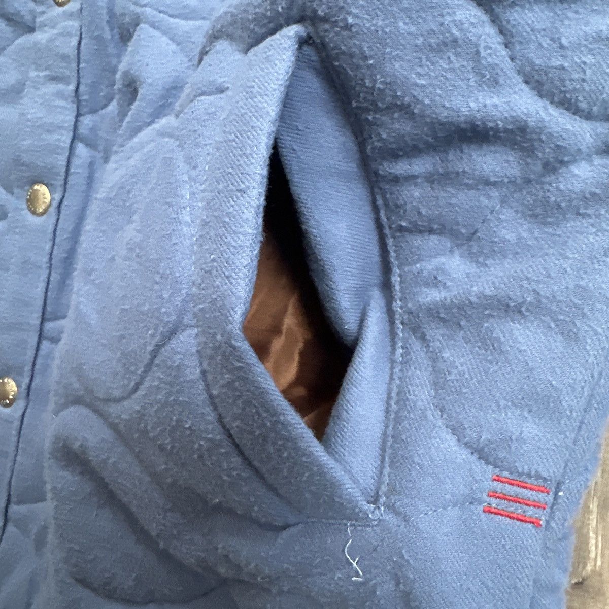 Bdg BDG blue quilted jacket with hood Size US S / EU 44-46 / 1 - 6 Thumbnail