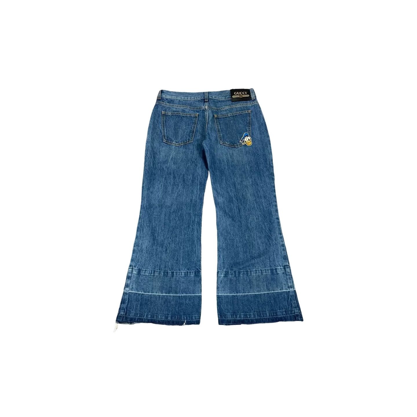 Gucci Gucci x Disney Donald Duck Embroidered Jeans 28 Size US 28 / EU 44 - 1 Thumbnail