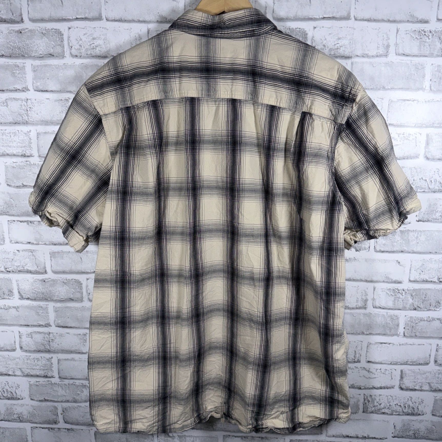 Carhartt Carhartt Beig e Plaid Button-Up Shirt Mens Size XL Size US XL / EU 56 / 4 - 4 Thumbnail