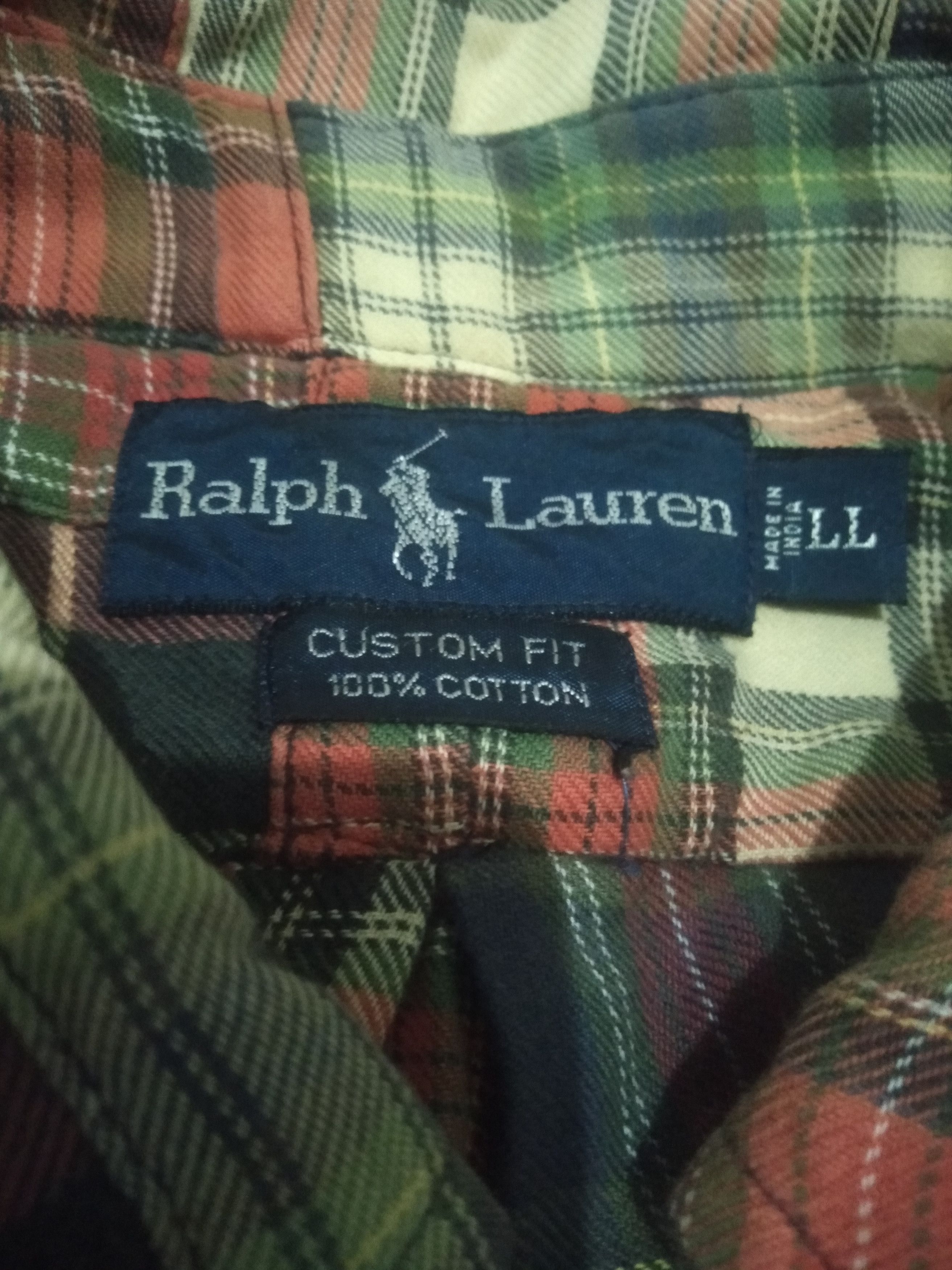 Polo Ralph Lauren Polo Ralph Lauren Plaid Flannel patchwork shirt Size US L / EU 52-54 / 3 - 5 Thumbnail