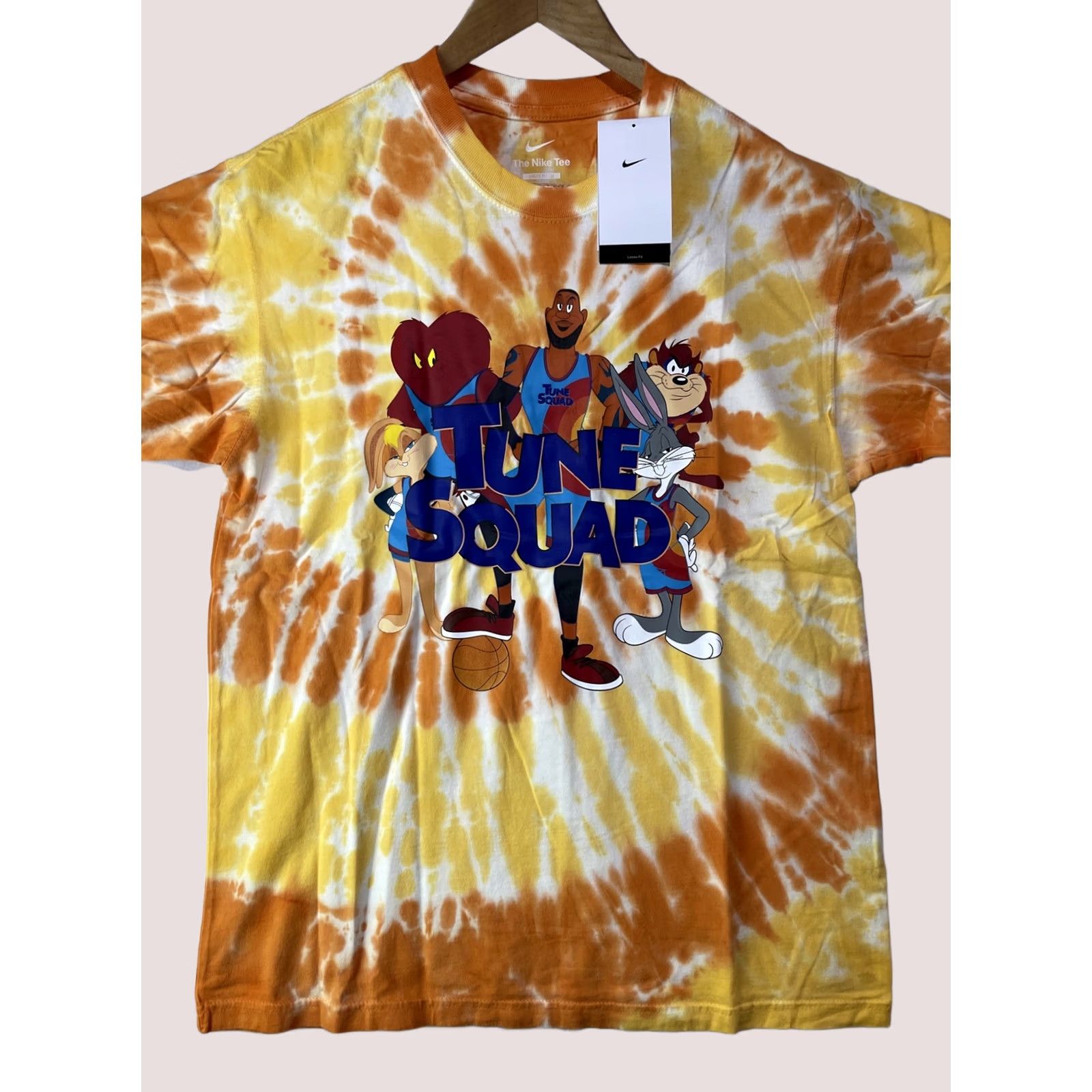 Nike Nike Space Jam Shirt Mens Small LeBron James Tune Squad Tie Dye DH3823-101 Loose Size US S / EU 44-46 / 1 - 1 Thumbnail