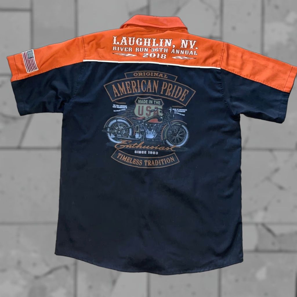 Vintage Bikers Pride Laughlin 36th Annual River Run Shirt Mens Size L Black T-Shirt Mens Size US L / EU 52-54 / 3 - 1 Thumbnail
