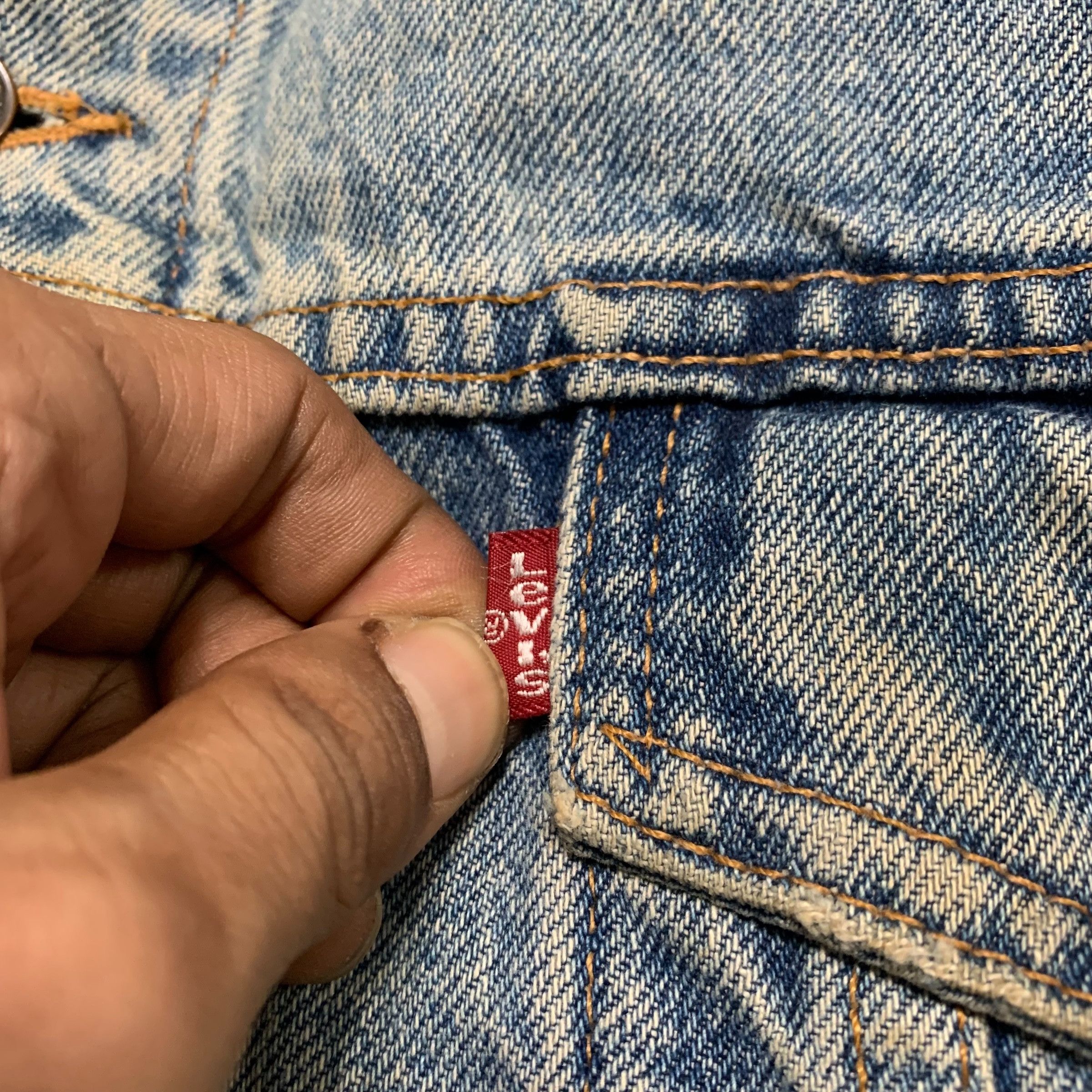 Levi's Vintage Oversize Levis 71507 Denim Jacket Size US XXL / EU 58 / 5 - 16 Thumbnail