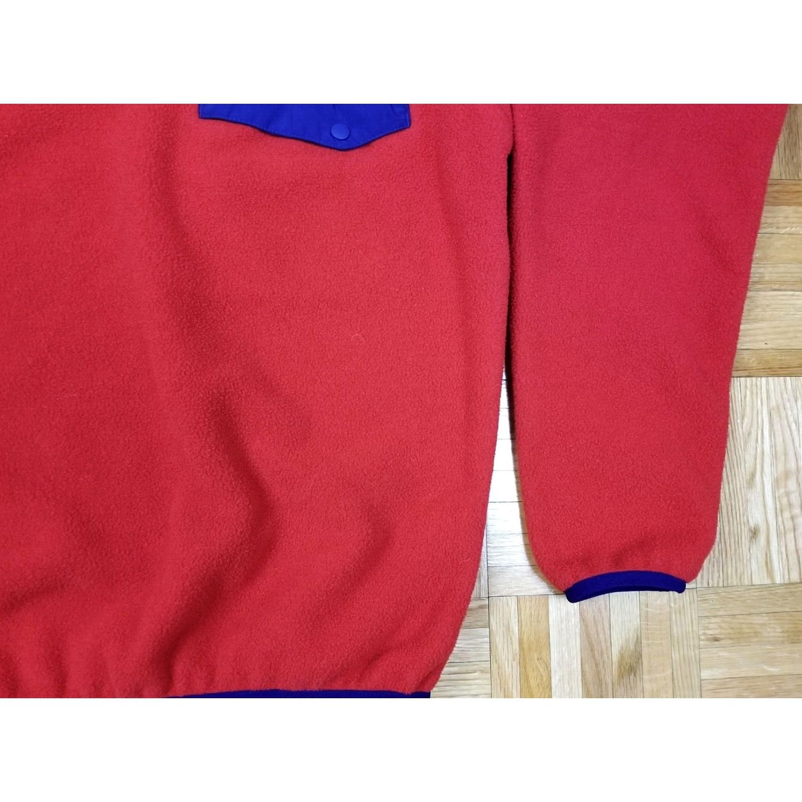 Patagonia VINTAGE Patagonia RED SNAP FLEECE PULLOVER SHIRT Mens Medium Size US M / EU 48-50 / 2 - 3 Thumbnail