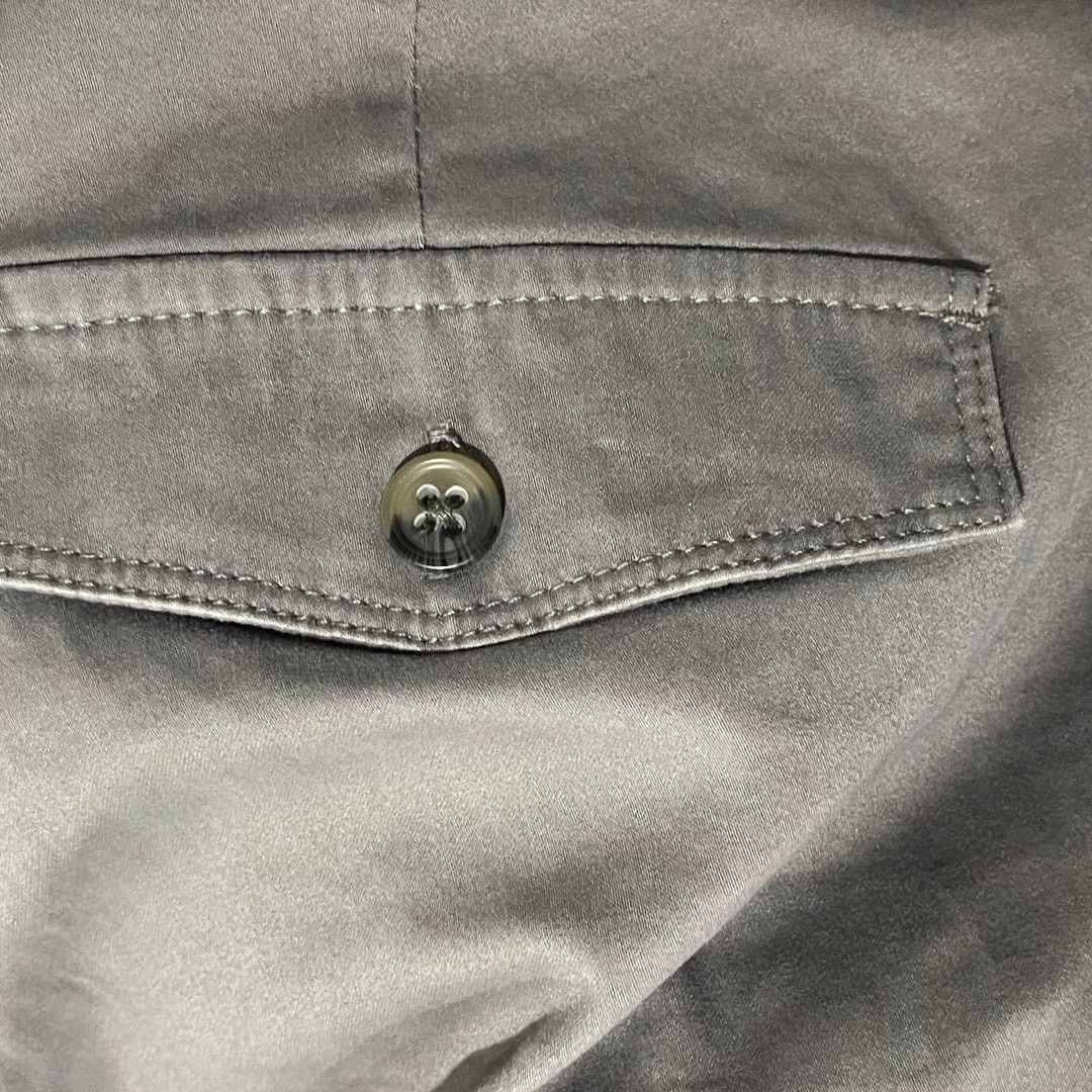 Dockers Dockers Women Chino Gray Khaki Straight Fit Pants 16 Preppy Size 38" / US 16 / IT 52 - 4 Thumbnail