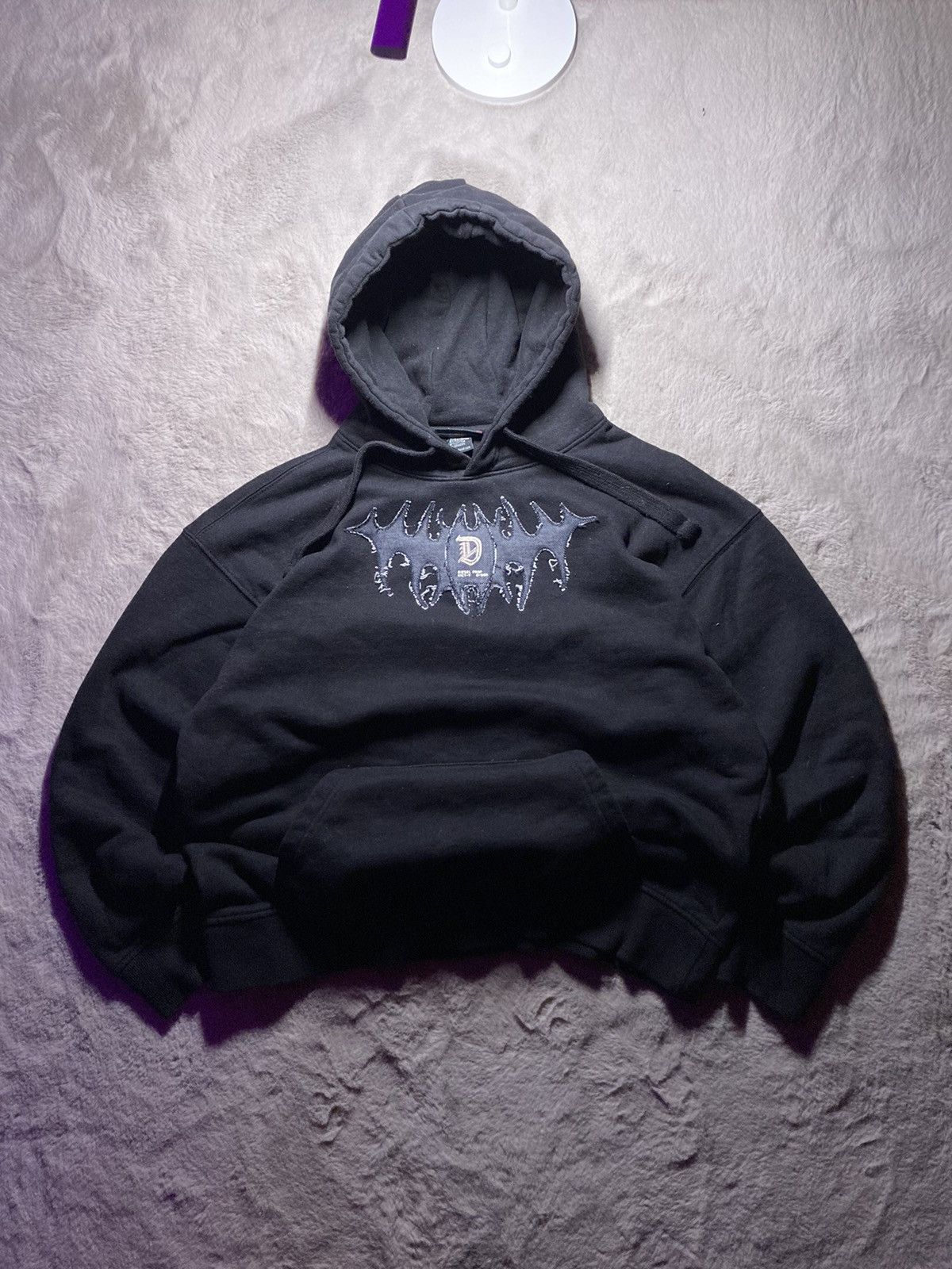 Diesel × Vintage ⛩️Diesel hoodie vintage big logo y2k boxy baggy distressed ⛩️ Size US M / EU 48-50 / 2 - 2 Thumbnail