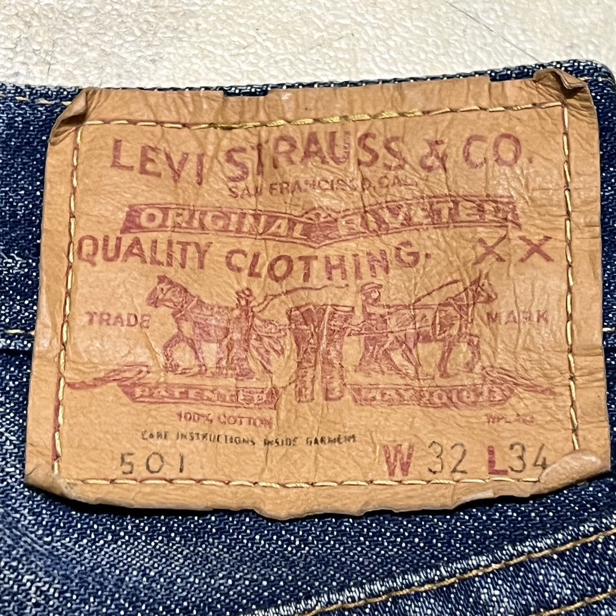 Levi's Vintage Levis Big E Lot 501 Selvedge Distressed Denim Jeans Size US 29 - 21 Thumbnail