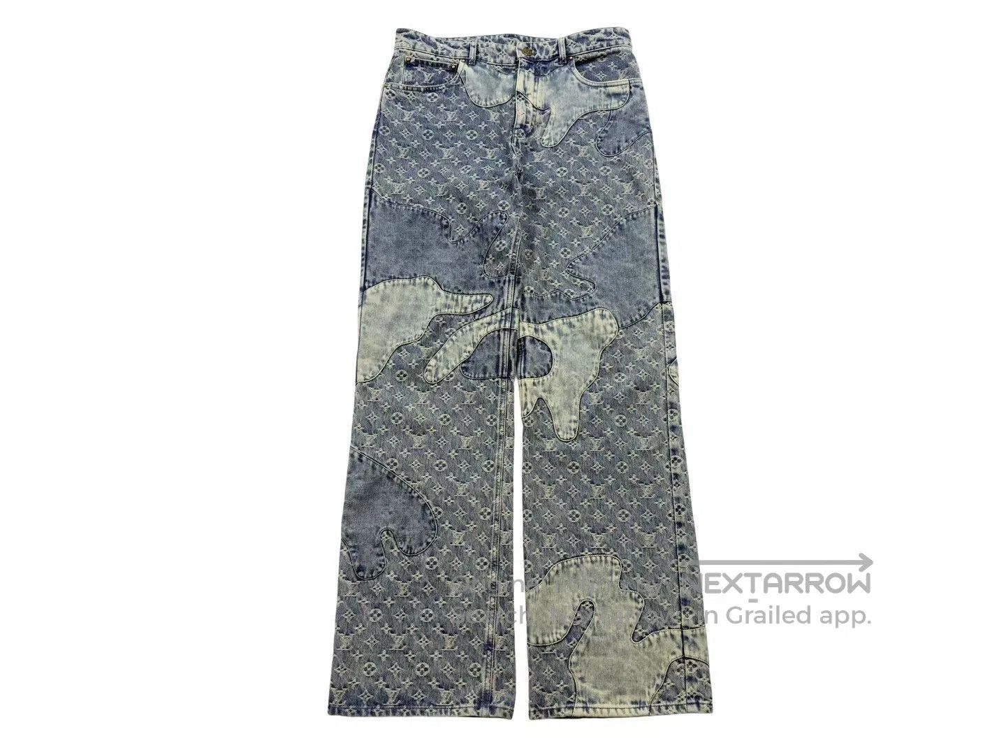 Louis Vuitton Louis Vuitton Nigo Monogram Patchwork Jeans. Size US 31 - 1 Thumbnail
