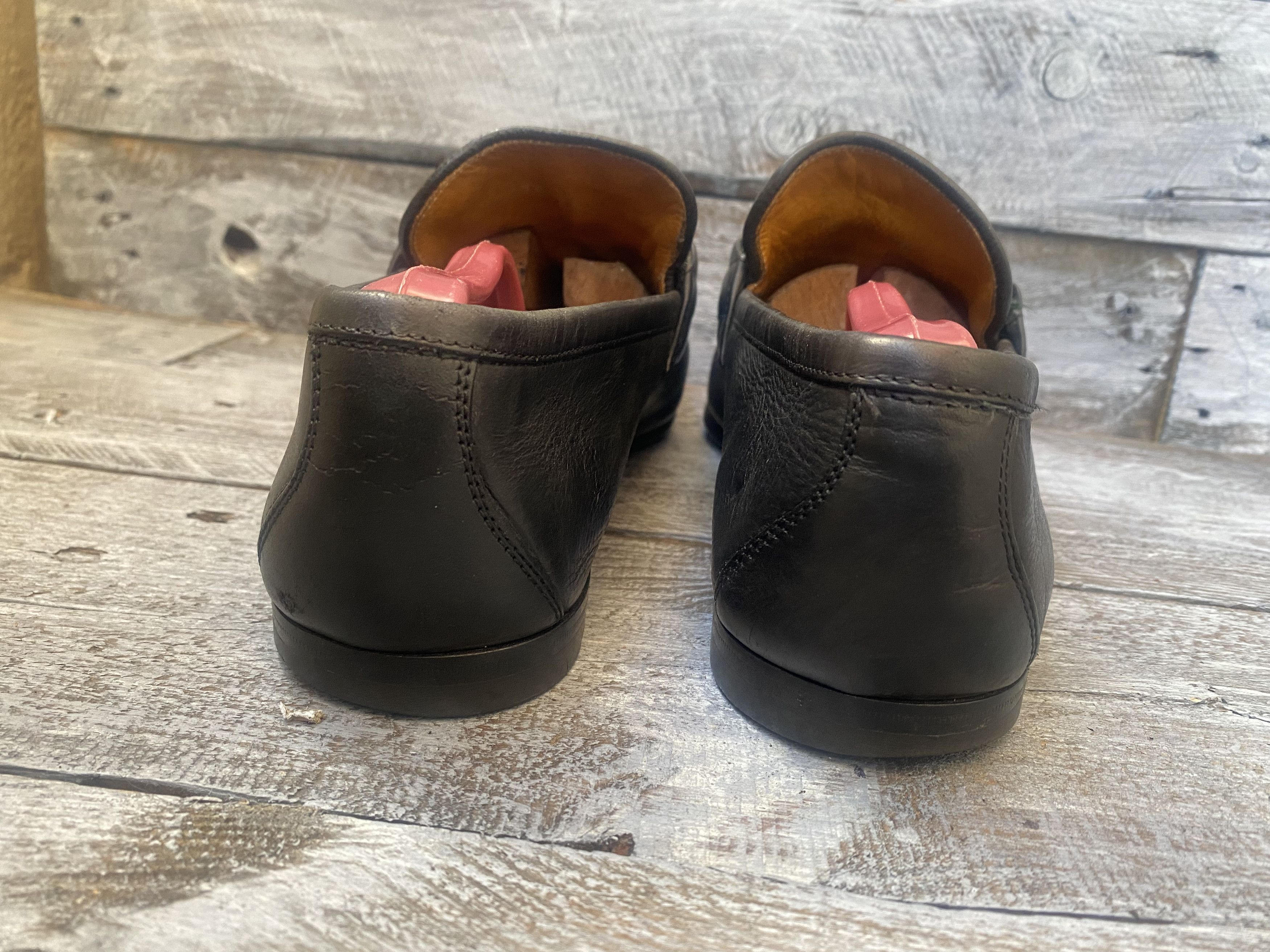 Designer × Gucci Gucci horsebit playboy three stripe jordan loafers sz 40E Size US 7 / EU 40 - 7 Thumbnail