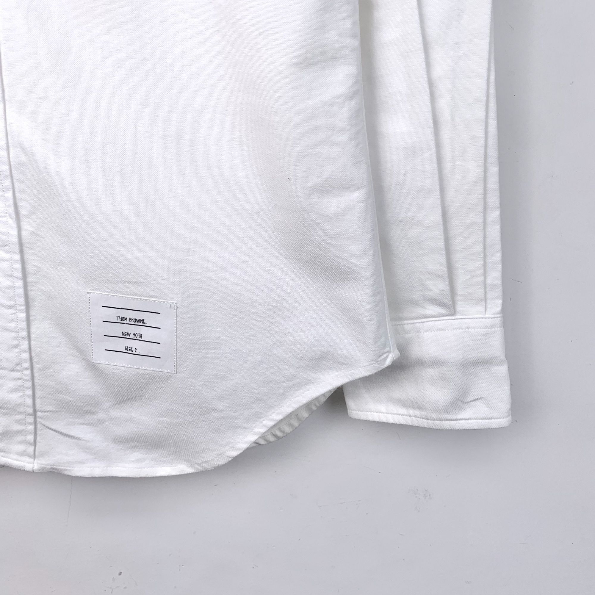 Thom Browne Thom Browne White Shirt With Embroidered Whale Detail Pocket Size US M / EU 48-50 / 2 - 4 Thumbnail
