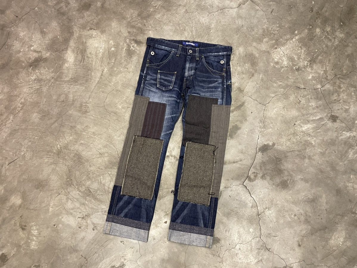 Comme des Garcons × Junya Watanabe Junya watanabe - CDG - F/W 13 - Patchwork Denim Size US 33 - 2 Thumbnail