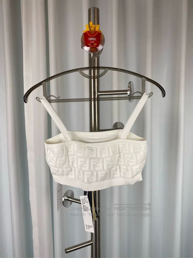 Fendi Fendi 23 spring-summer letter relief full logo set top tub Size XXS / US 00 / IT 34 - 2 Thumbnail