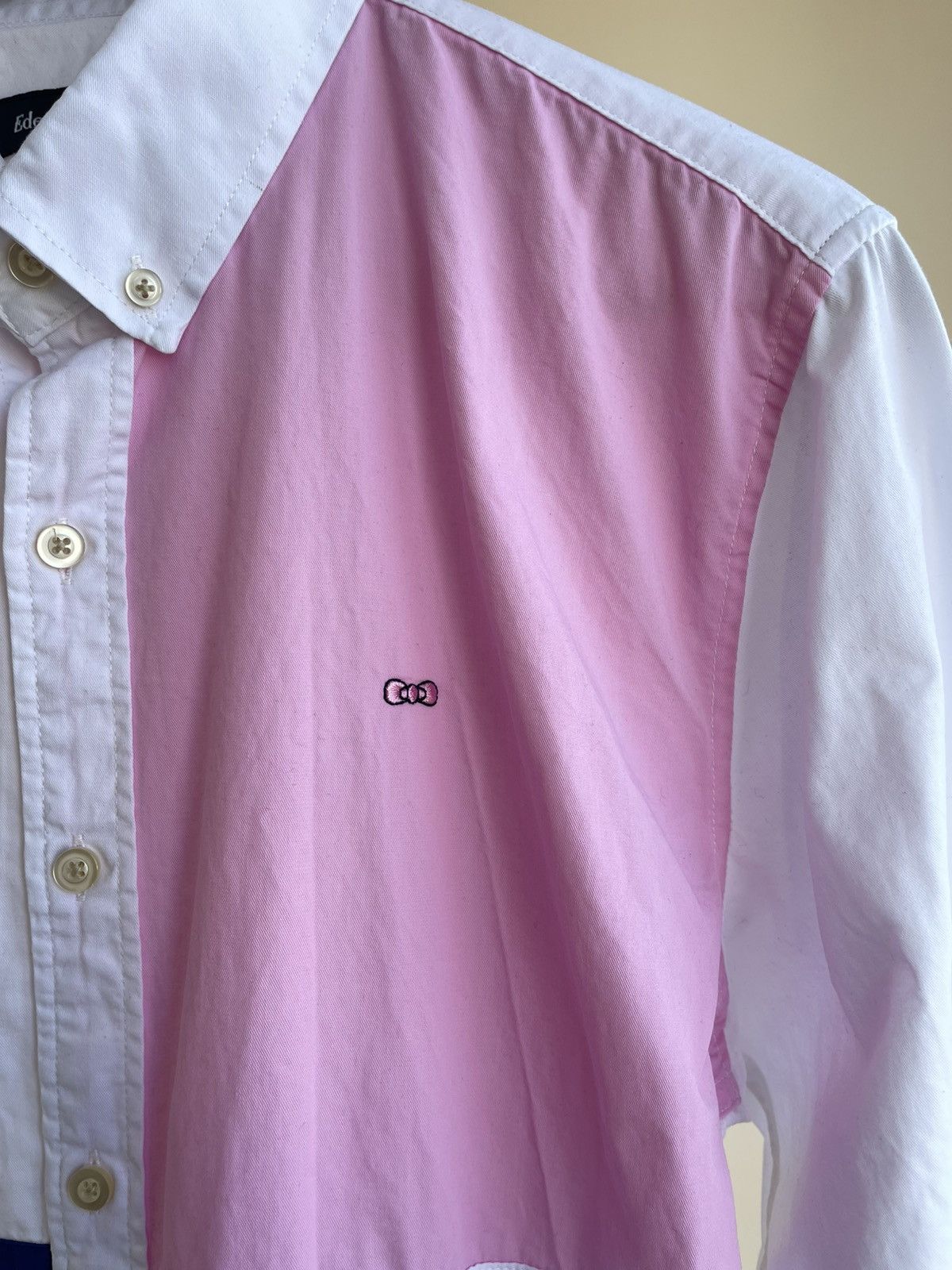 Eden Park Classic Fit Colorblock Button Down Long Sleeve Shirt Size US XL / EU 56 / 4 - 4 Thumbnail