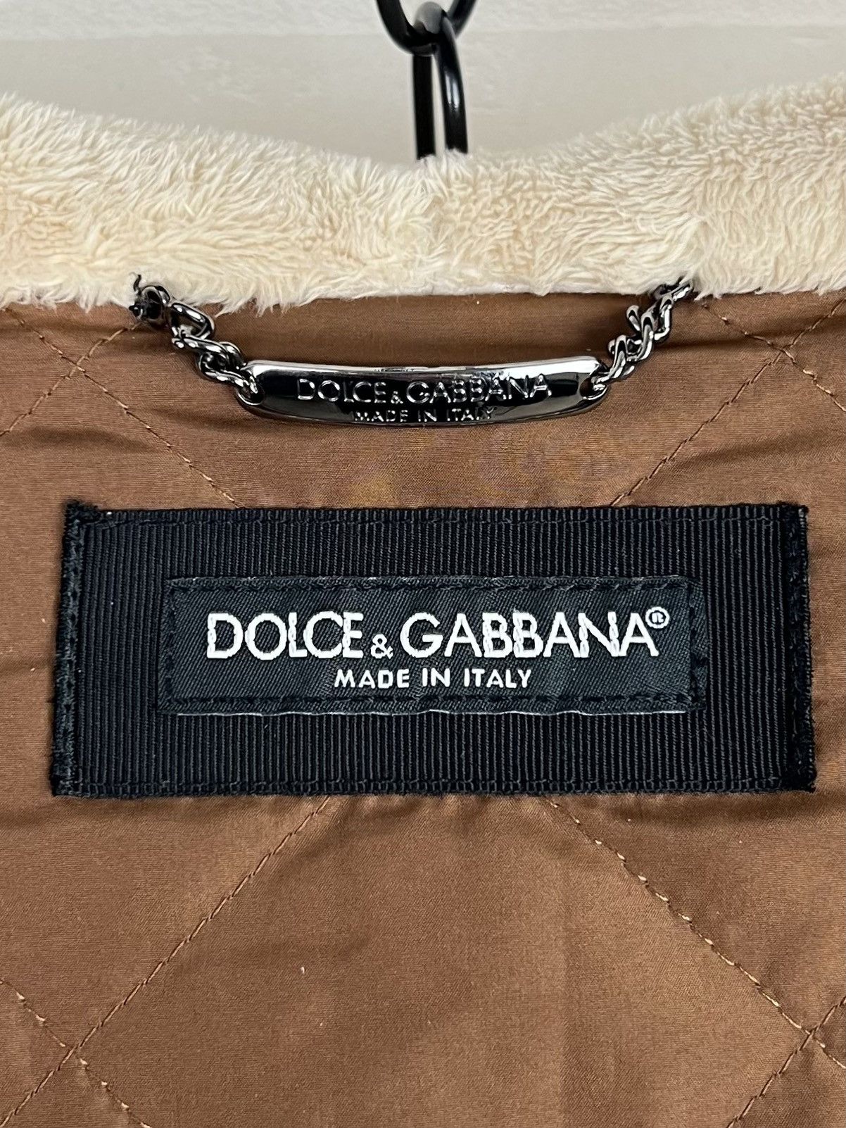 Dolce & Gabbana DOLCE&GABBANA Jacket Faux Fur Teddy Bear Hood DG Millennials Size US M / EU 48-50 / 2 - 9 Thumbnail