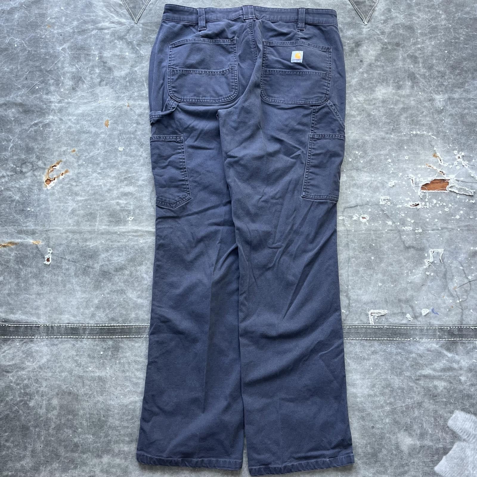 Carhartt × Vintage Vintage Y2K Carhartt Carpenter Dungaree Workwear Pants Size US 33 - 2 Thumbnail