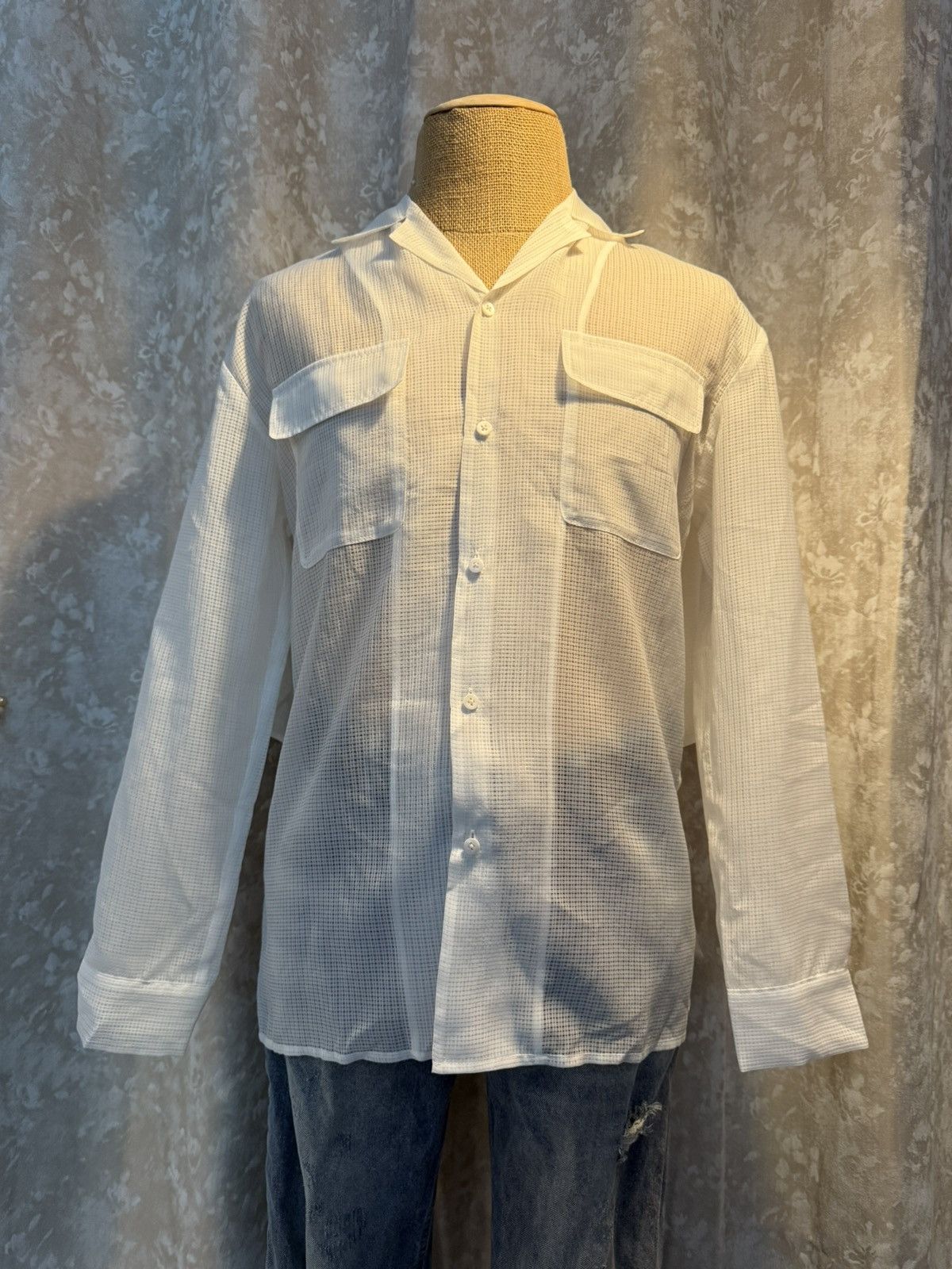 Other Size L - Sheer White Shark Fin Jacket Size US L / EU 52-54 / 3 - 1 Thumbnail