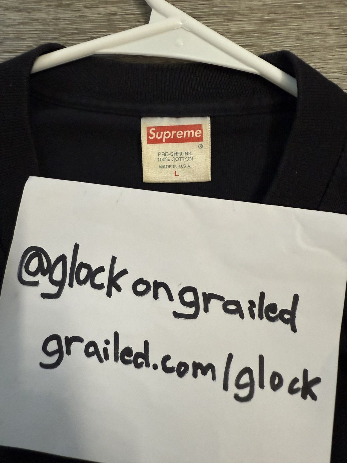 Supreme Supreme LV Monogram Box Logo Black Cease And Desist Tee Size US L / EU 52-54 / 3 - 6 Thumbnail
