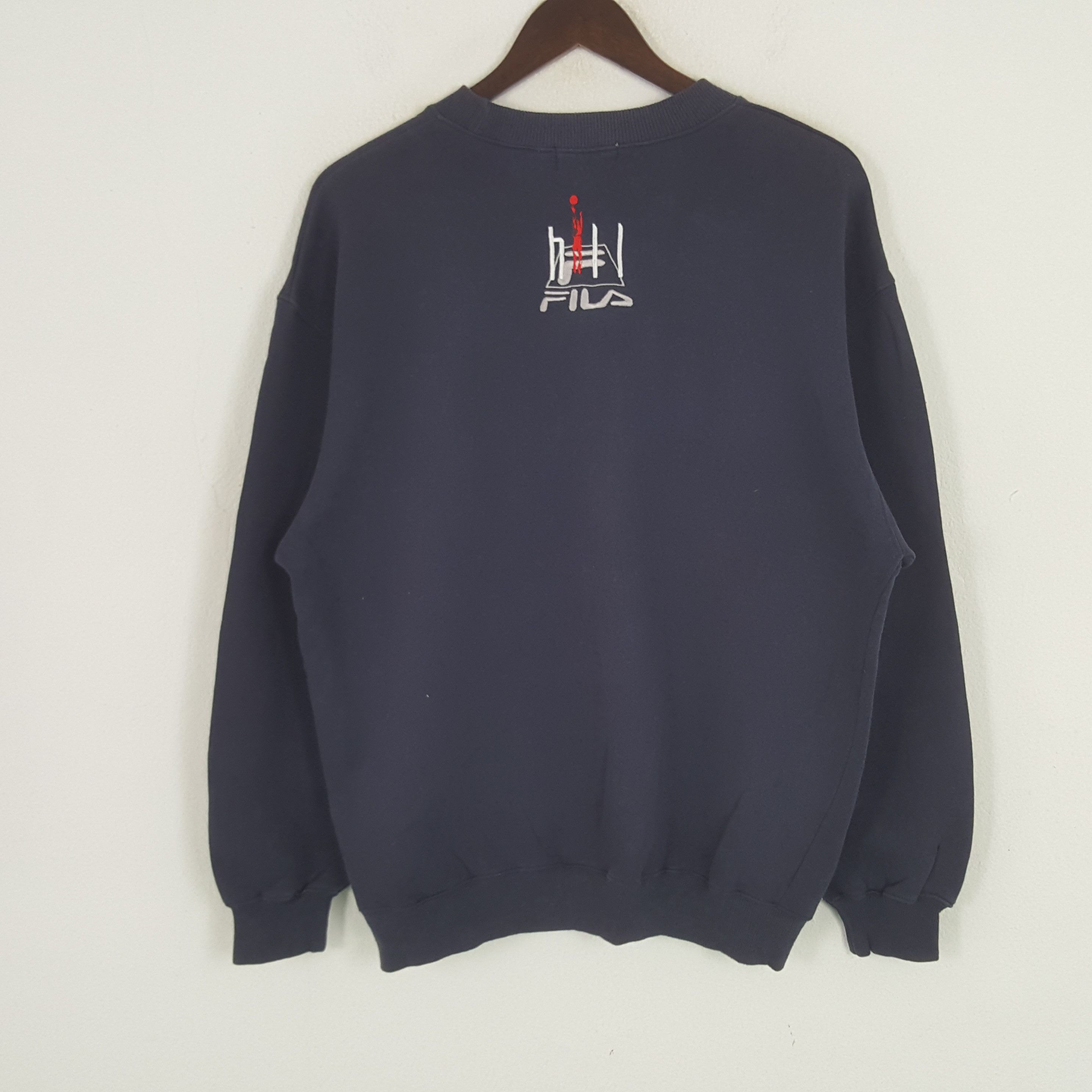 Fila × Vintage Vintage Fila Patch Logo Sweatshirt Size US M / EU 48-50 / 2 - 3 Thumbnail