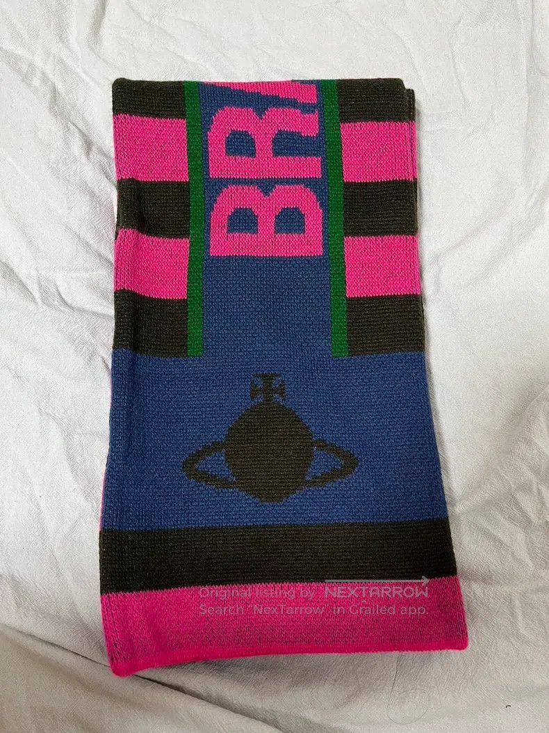 Vivienne Westwood Vivienne Westwood size 160*22cm Knitted Scarf Size ONE SIZE - 2 Thumbnail