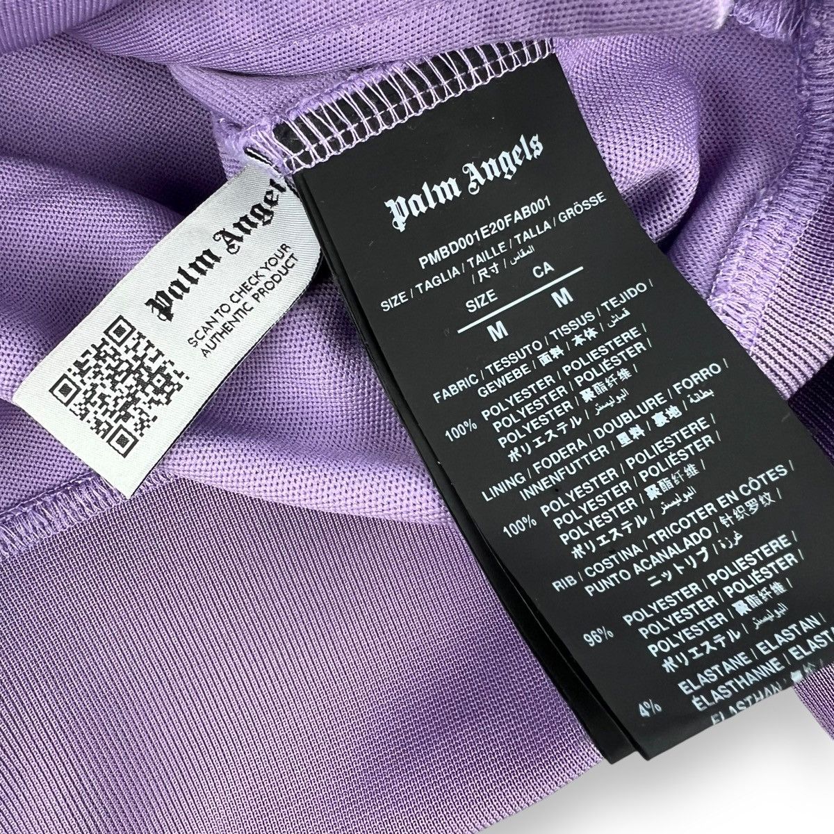 Palm Angels Palm Angels Dark Purple Track Jacket Size US M / EU 48-50 / 2 - 4 Thumbnail