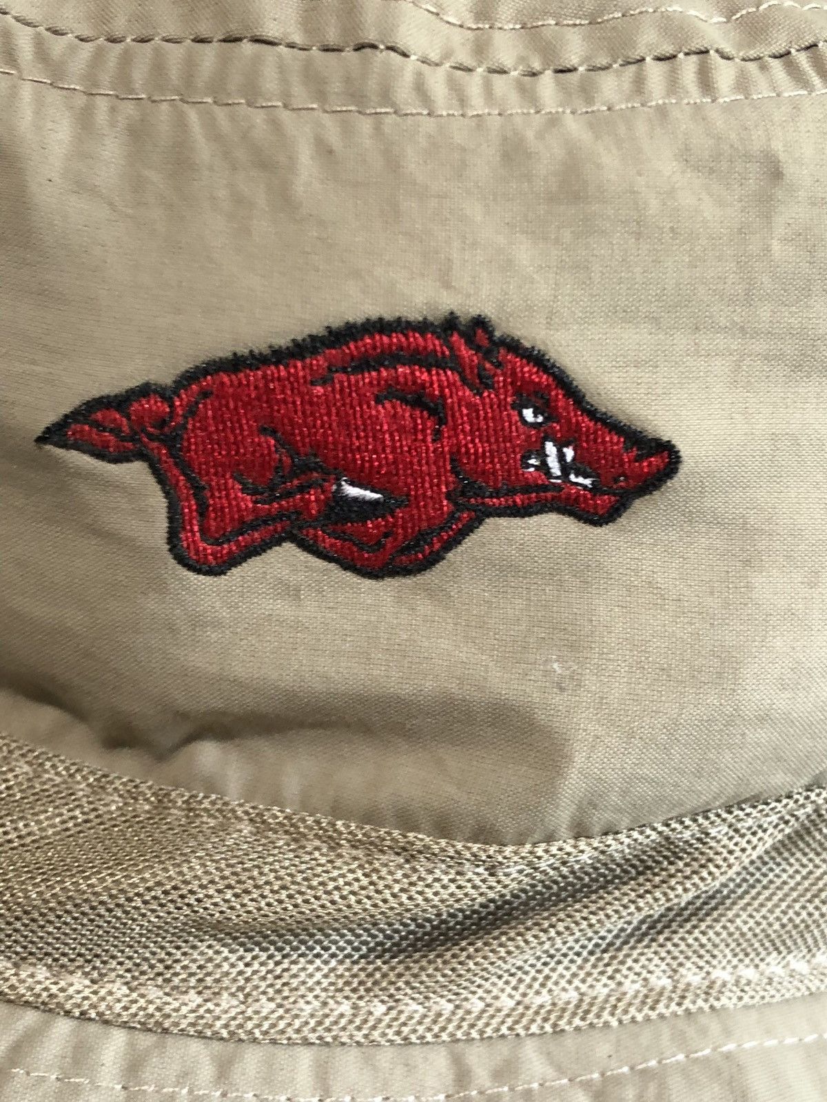 Nike Vtg Y2K Arkansas Razorbacks Nike Bucket Hat Size ONE SIZE - 3 Thumbnail