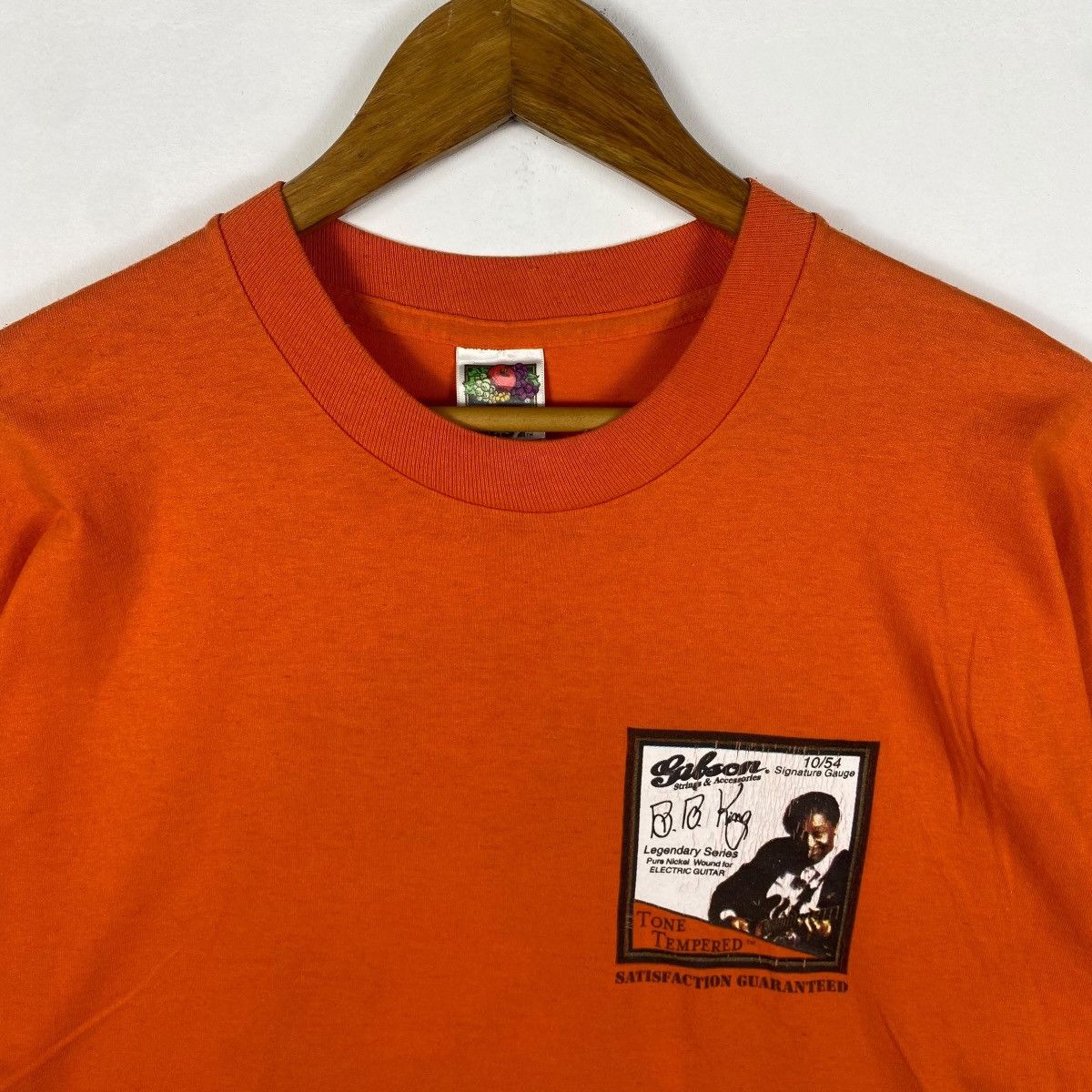Band Tees Vintage 90's B.B. King Gibson Promo Graphic Tee Shirt Size US XL / EU 56 / 4 - 5 Thumbnail