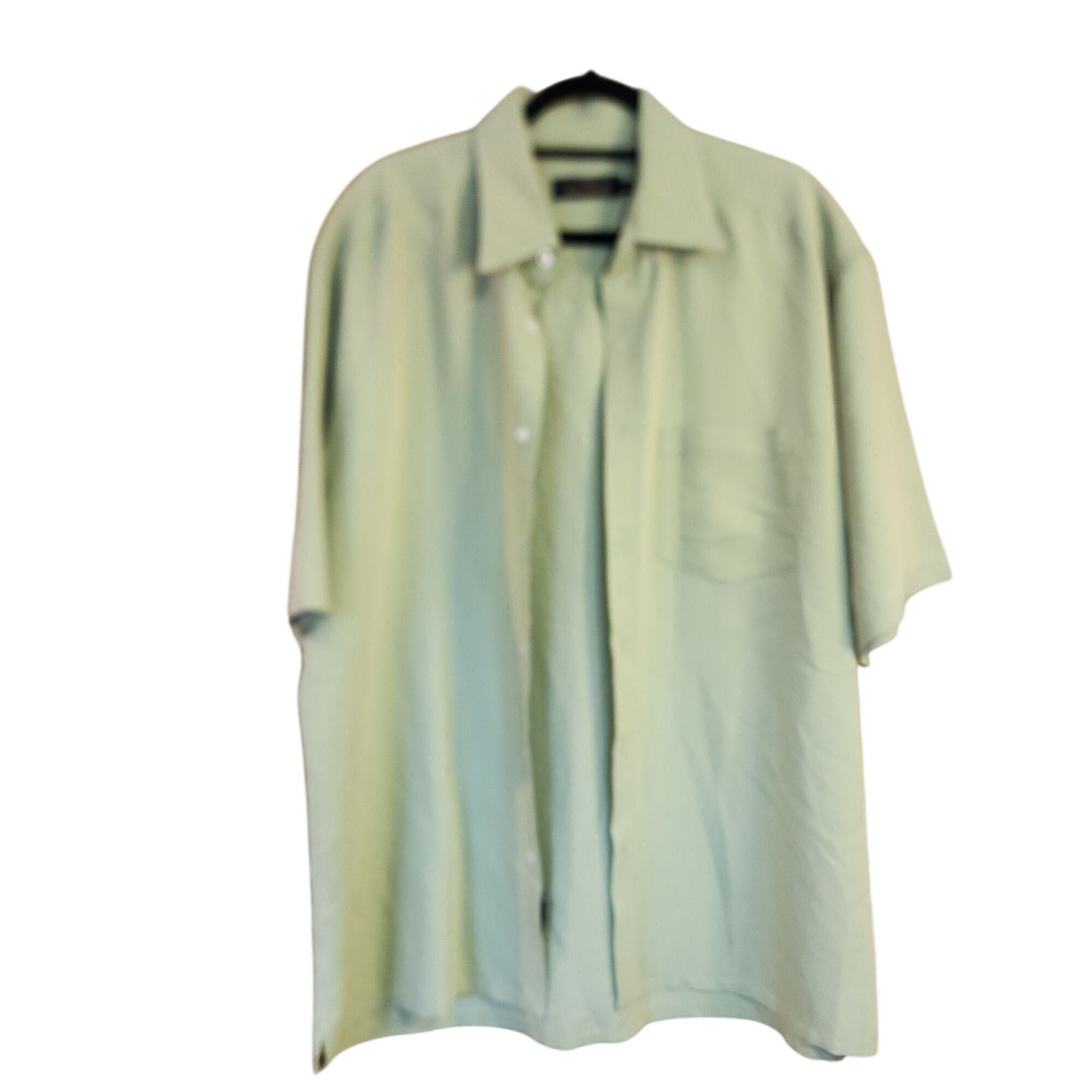 Bugatti Vintage Bugatchi Uomo Dress Shirt Short Sleeve Button Up Men Size US XL / EU 56 / 4 - 1 Thumbnail