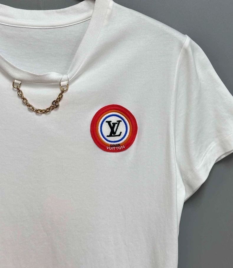 Louis Vuitton Louis Vuitton Short Sleeve Logo T -2505 Size M / US 6-8 / IT 42-44 - 3 Thumbnail