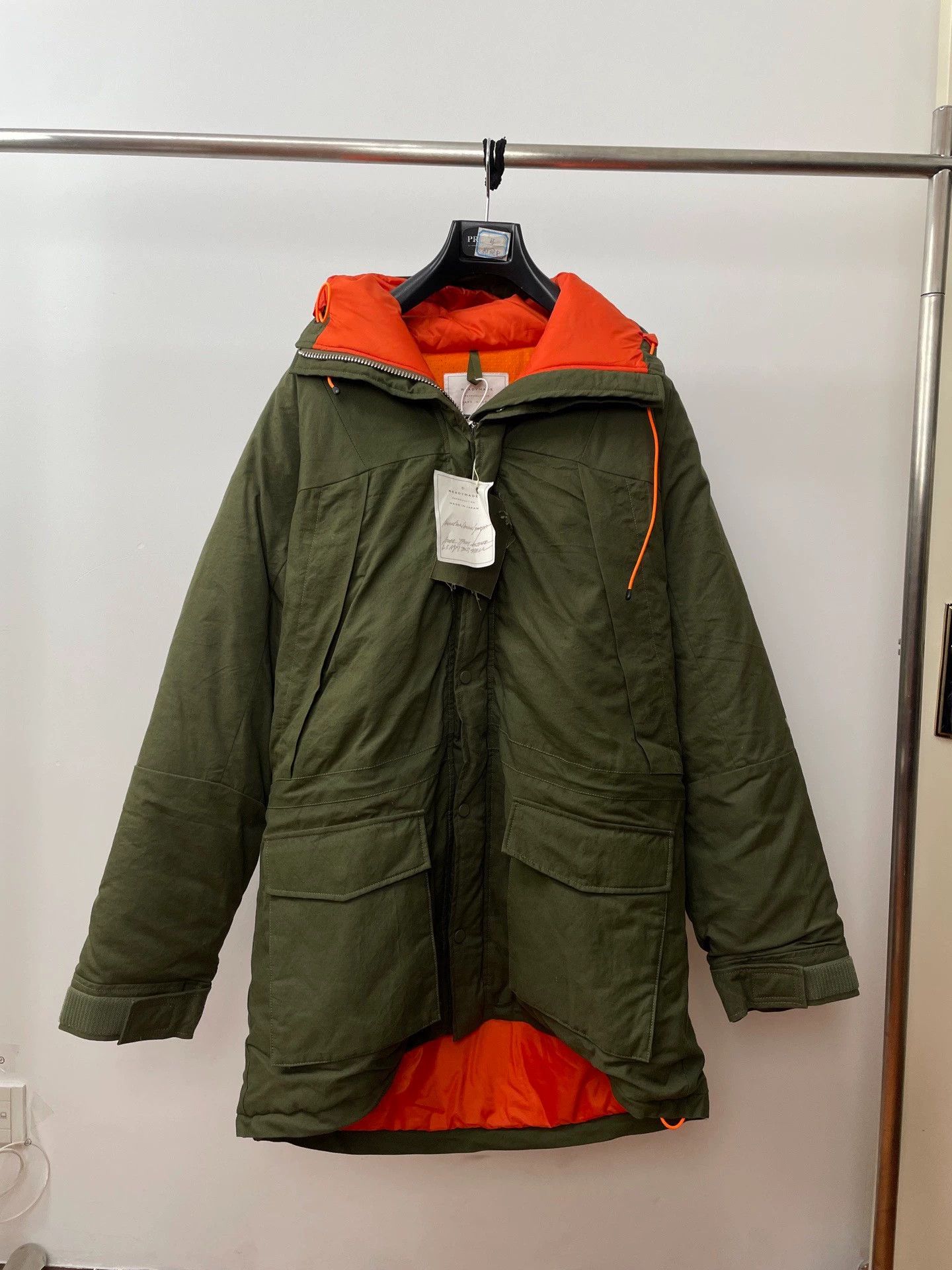 READYMADE Readymade Embroidered Tent Jacket Military Green/Orange Size US S / EU 44-46 / 1 - 1 Thumbnail