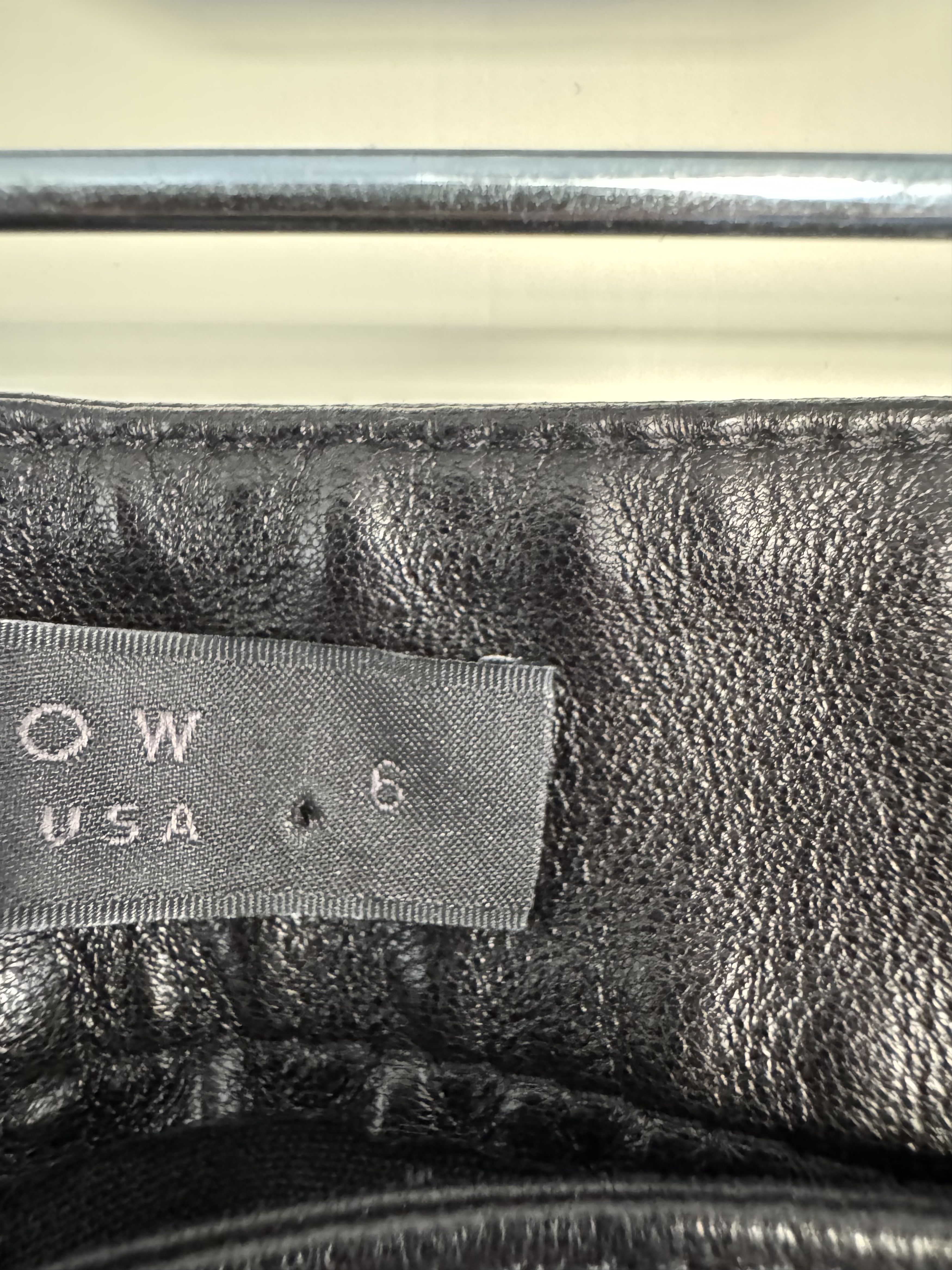 The Row The Row Slim Fit Black Leather Pant Size 28" / US 6 / IT 42 - 4 Thumbnail