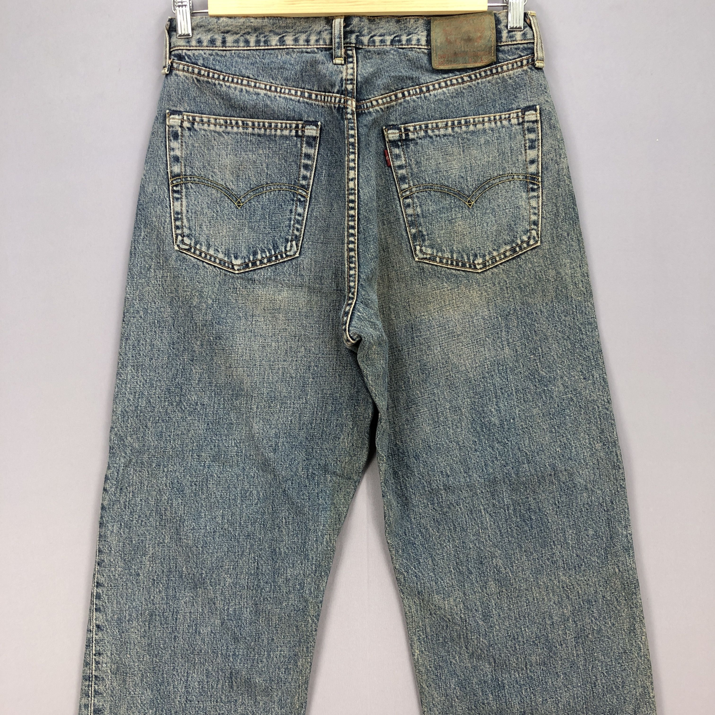 Levi's Crazy Y2K Baggy Levis 504 Jeans Levi's Cyber Faded Denim Size US 32 / EU 48 - 4 Thumbnail