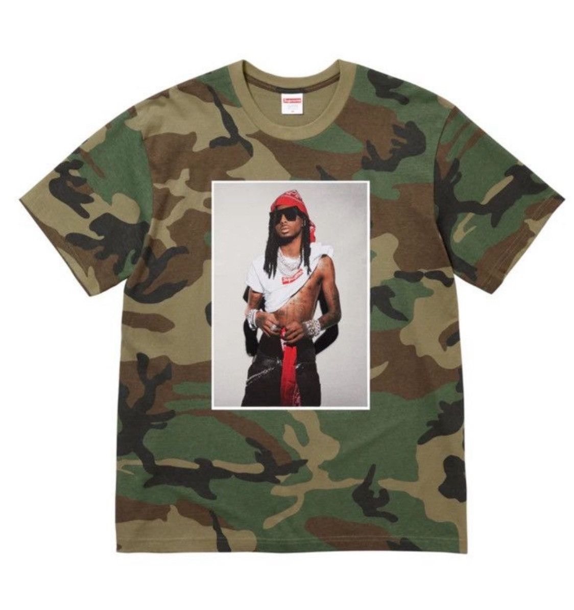 Supreme Camo Supreme Playboi Carti shirt Size US L / EU 52-54 / 3 - 1 Thumbnail