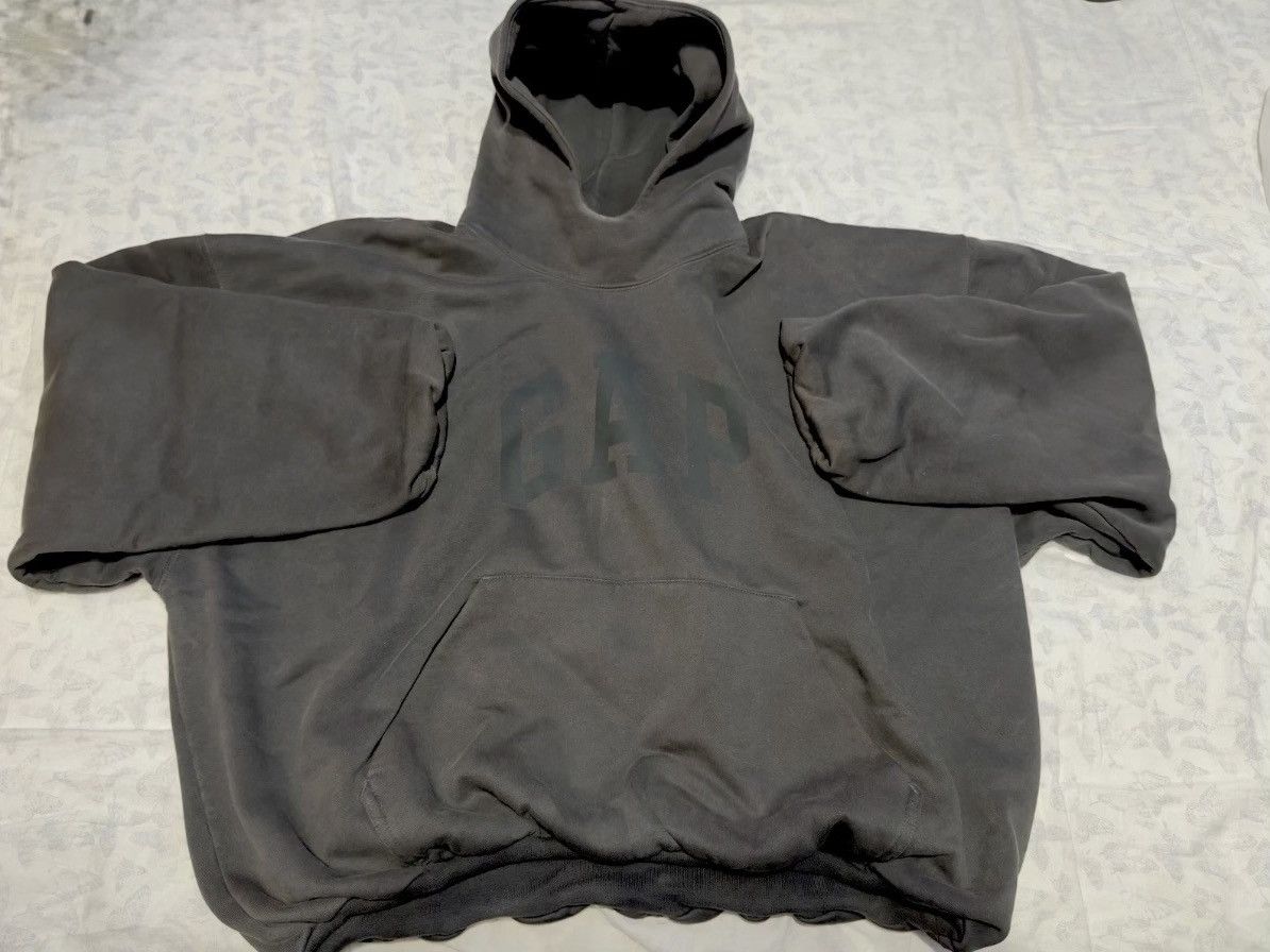 Balenciaga × Gap × Yeezy YeezyXGap Dove Hoodie Black | Grailed